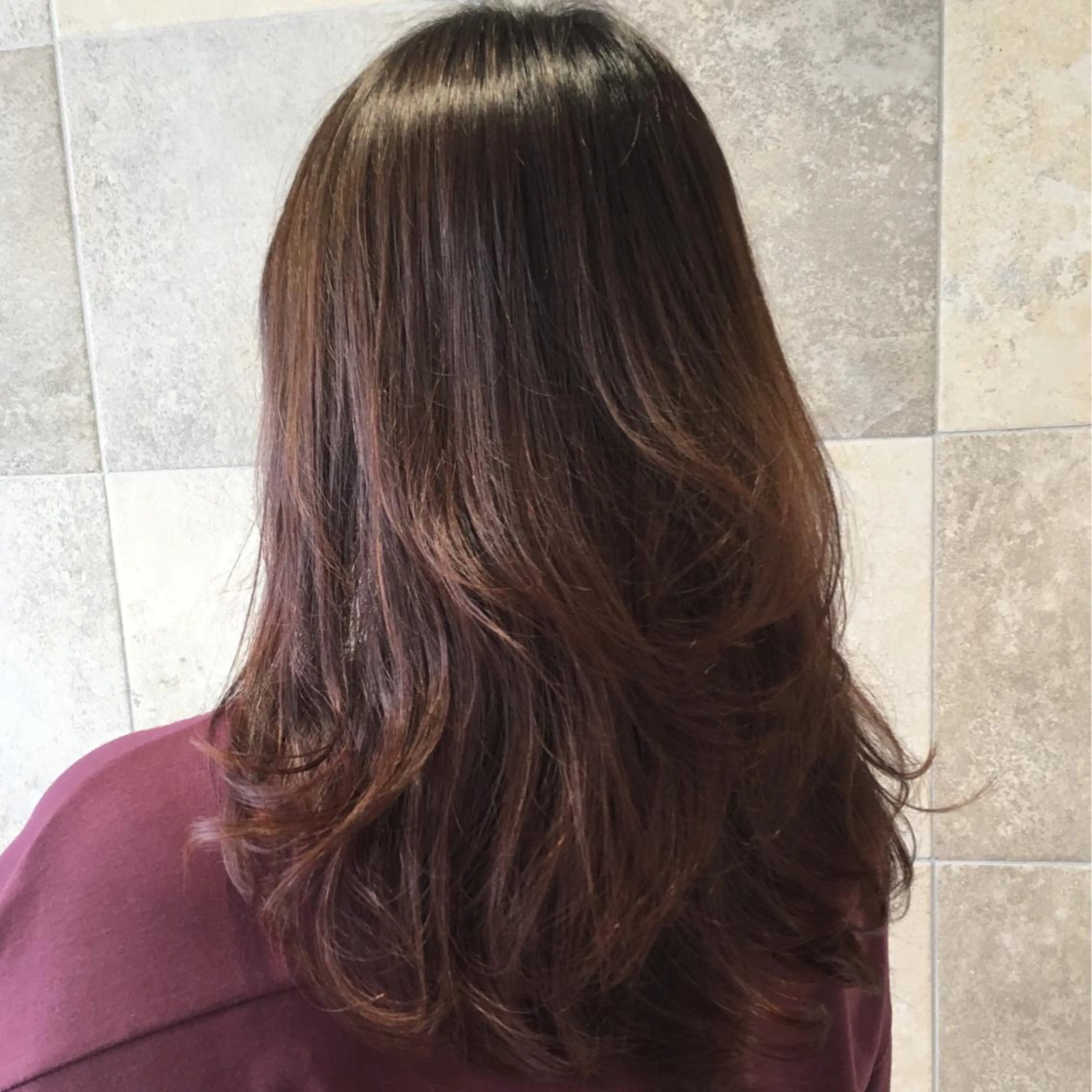 ミディアム カラー カット ヘアカラー カット／メンズカット 藤田麻衣のヘアスタイル