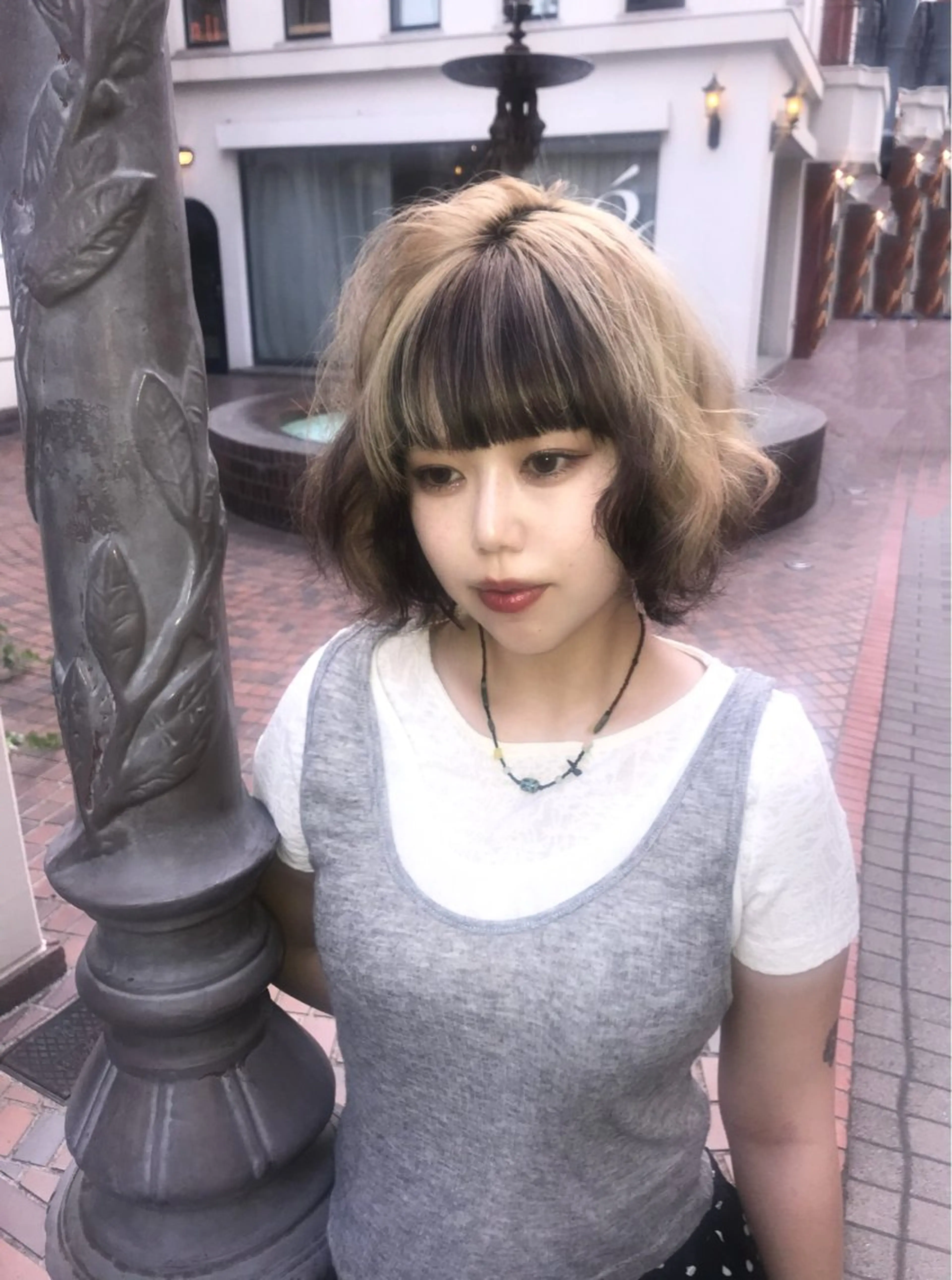 カラー HARUNA/原宿/ デザイン/カットのヘアスタイル