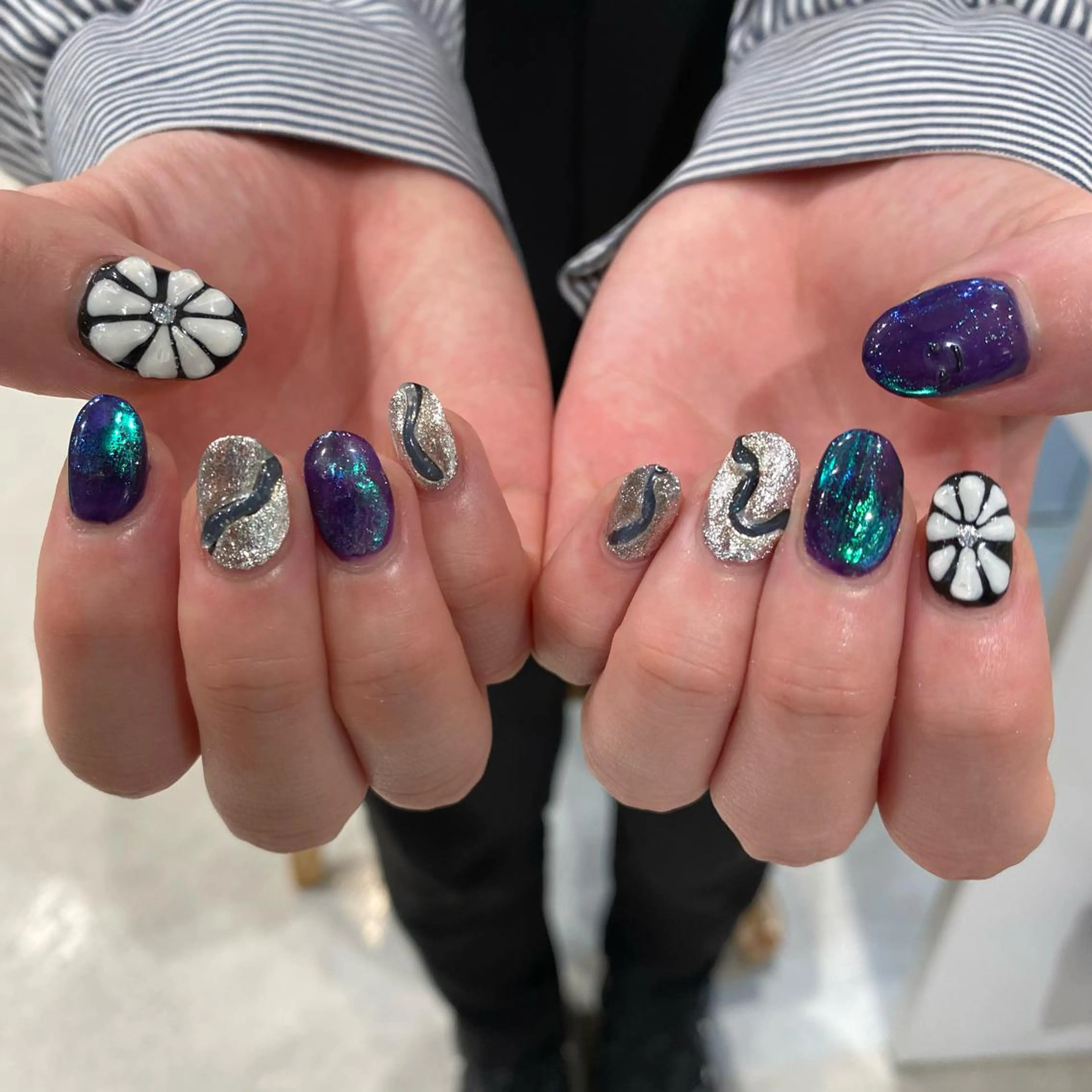 ネイル 平野葵🎀 hair/nailのネイルデザイン