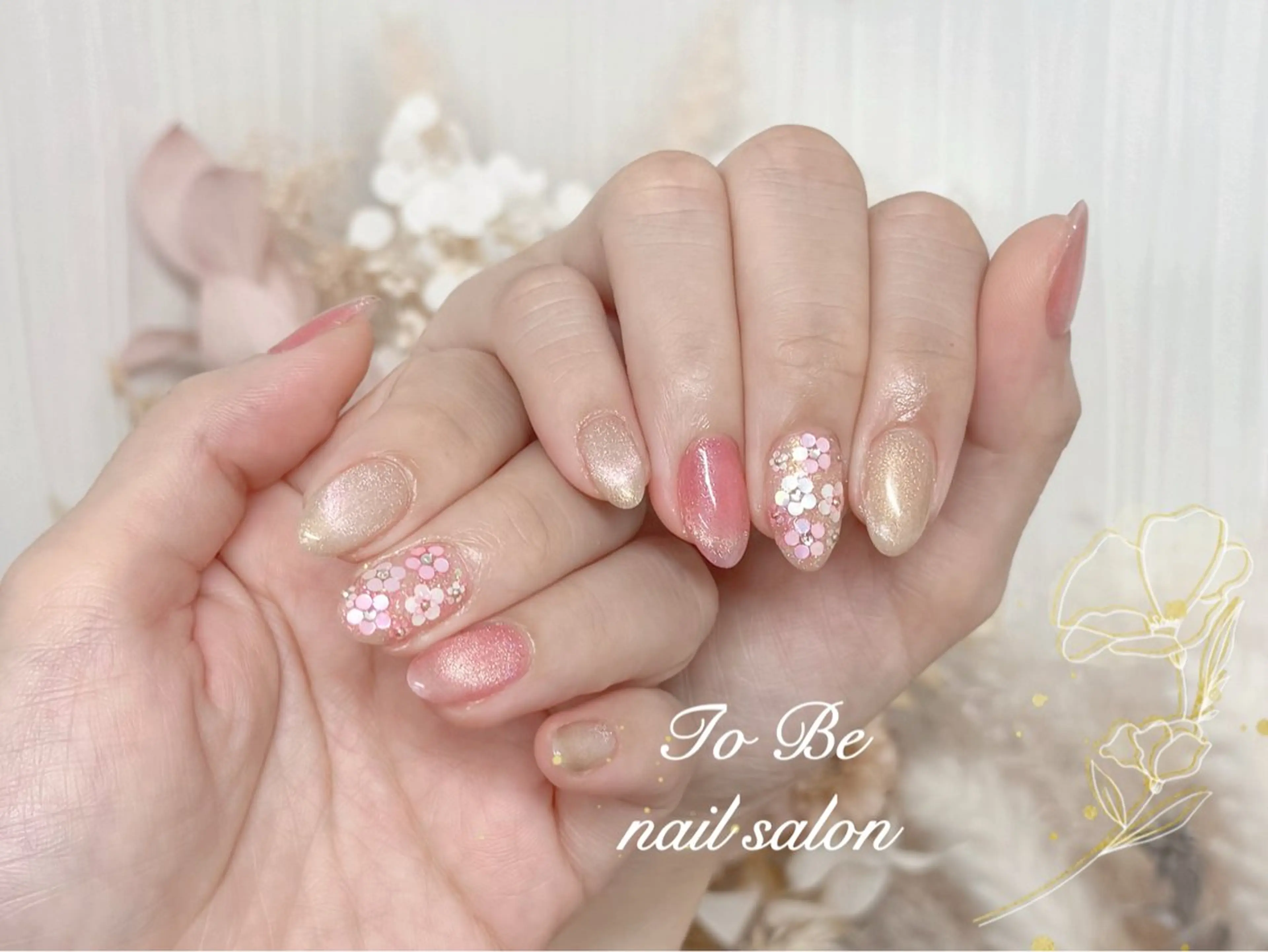 ネイル ハンドネイル Nail Salon To Be珈月のネイルデザイン