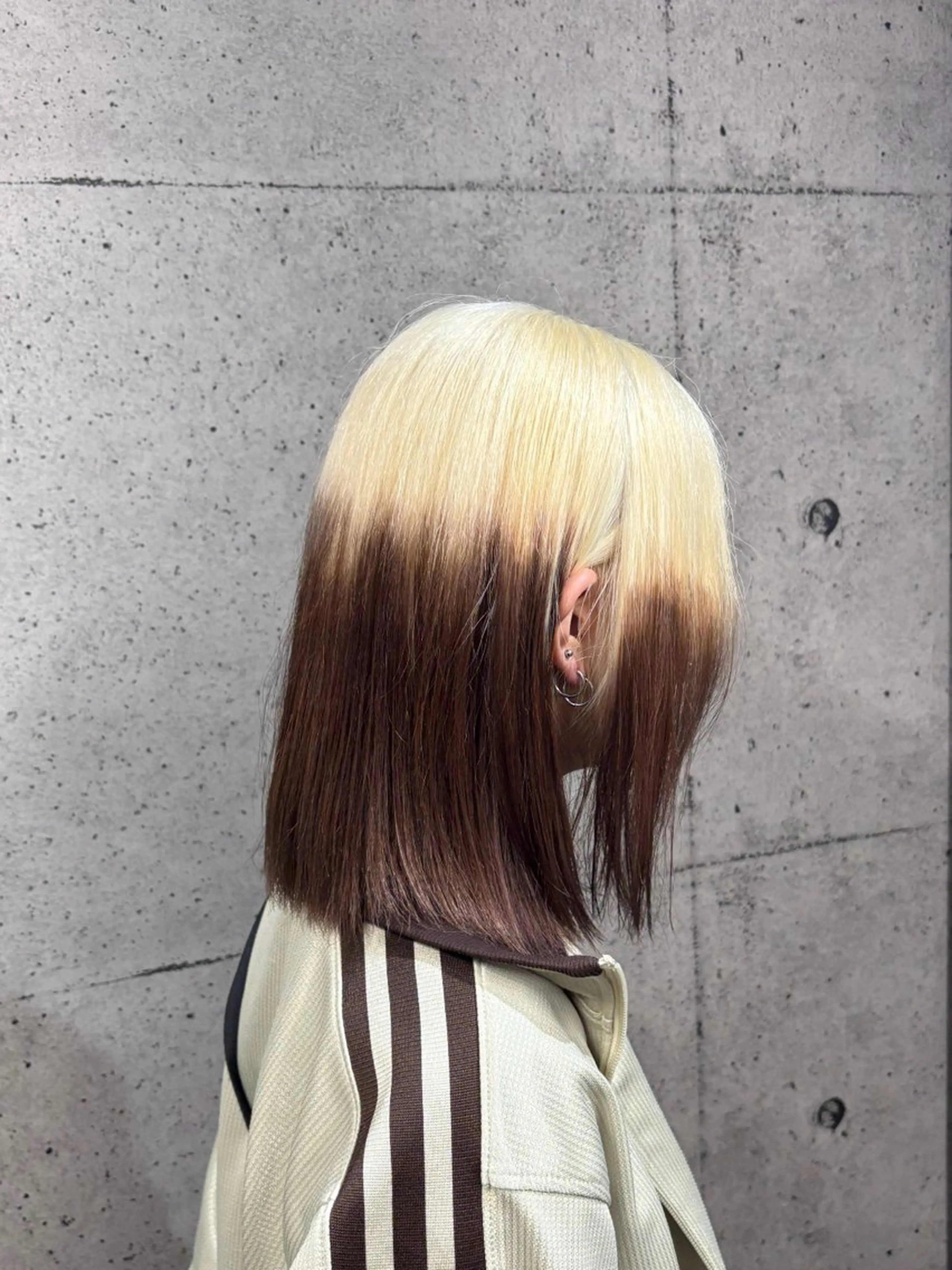 ミディアム カラー ヘアカラー ハイトーン/ブリーチ /hikaruのヘアスタイル