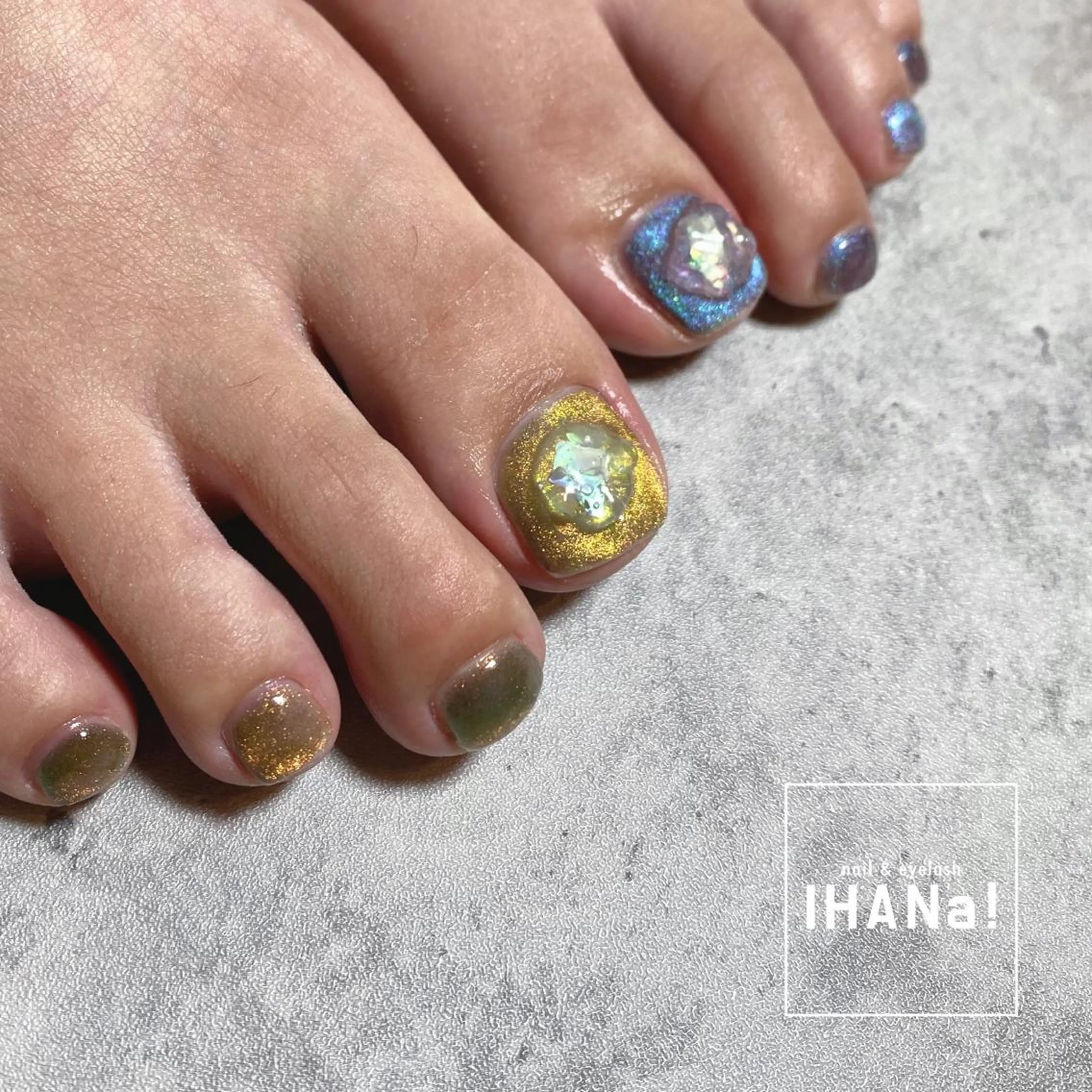 ネイル フットネイル イハナ ihanaのネイルデザイン
