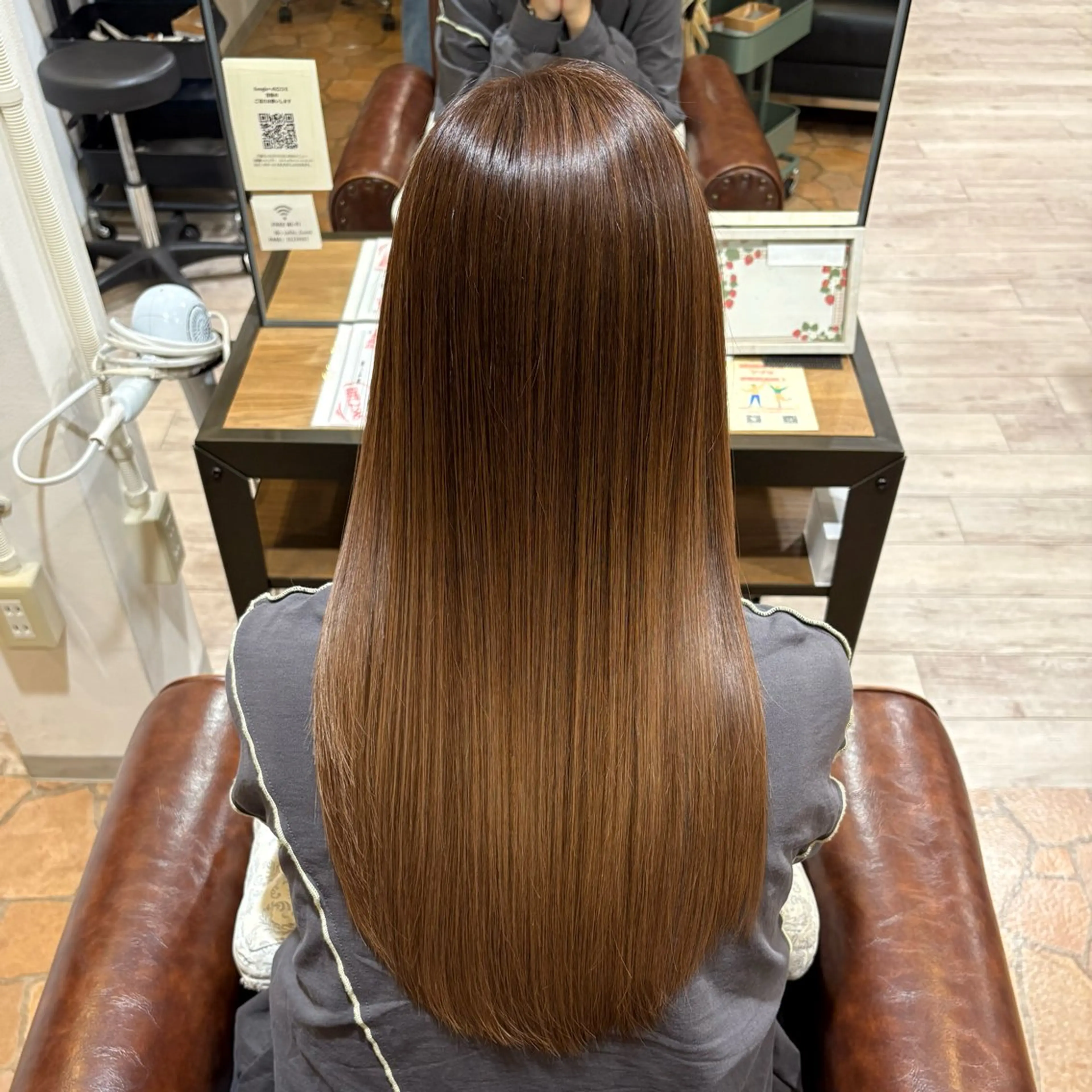 ロング カット 縮毛矯正 🫧縮毛矯正🫧 yuriのヘアスタイル