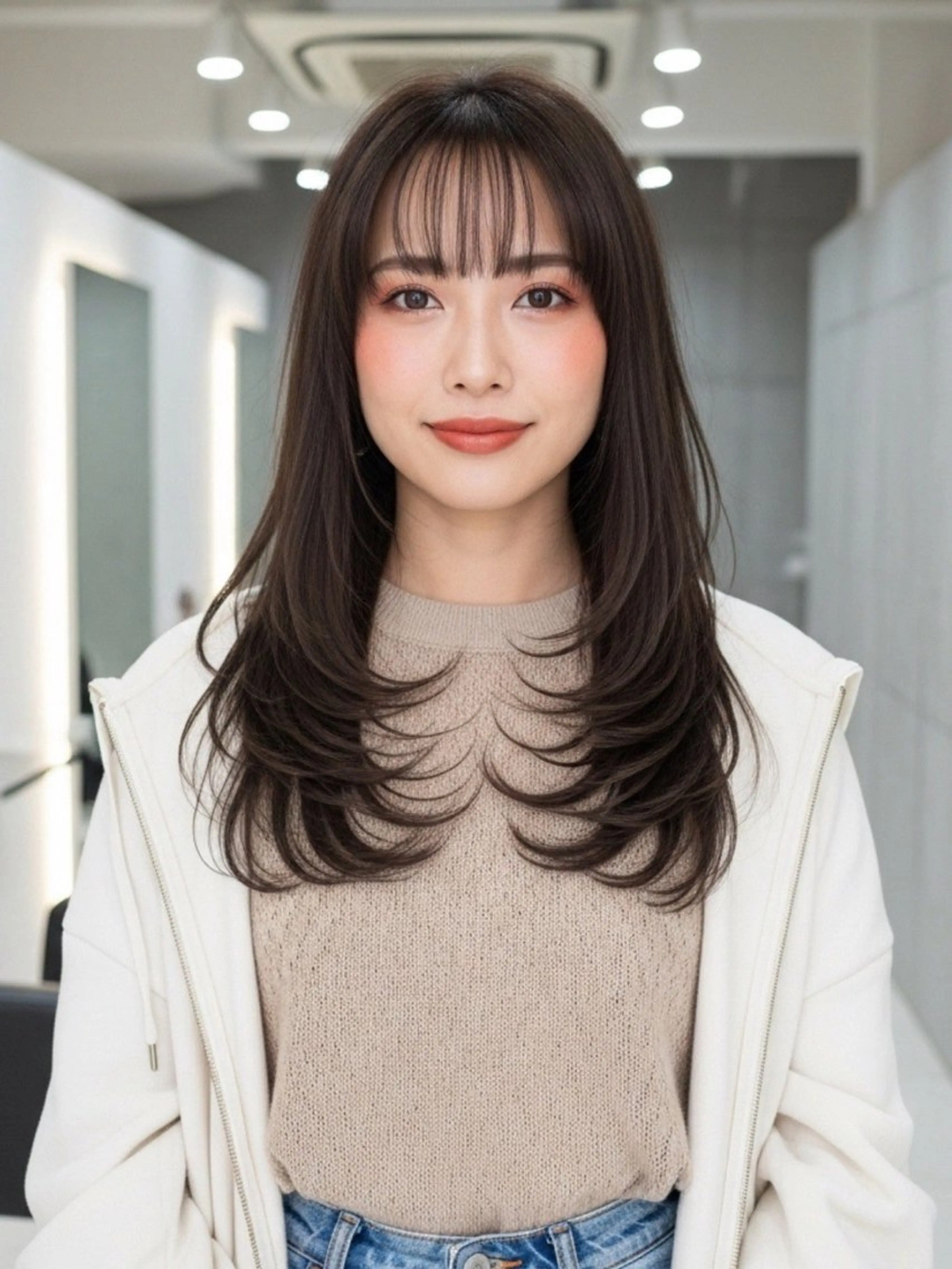 ロング 似合わせボブ✖️ 韓国レイヤー✨小関のヘアスタイル