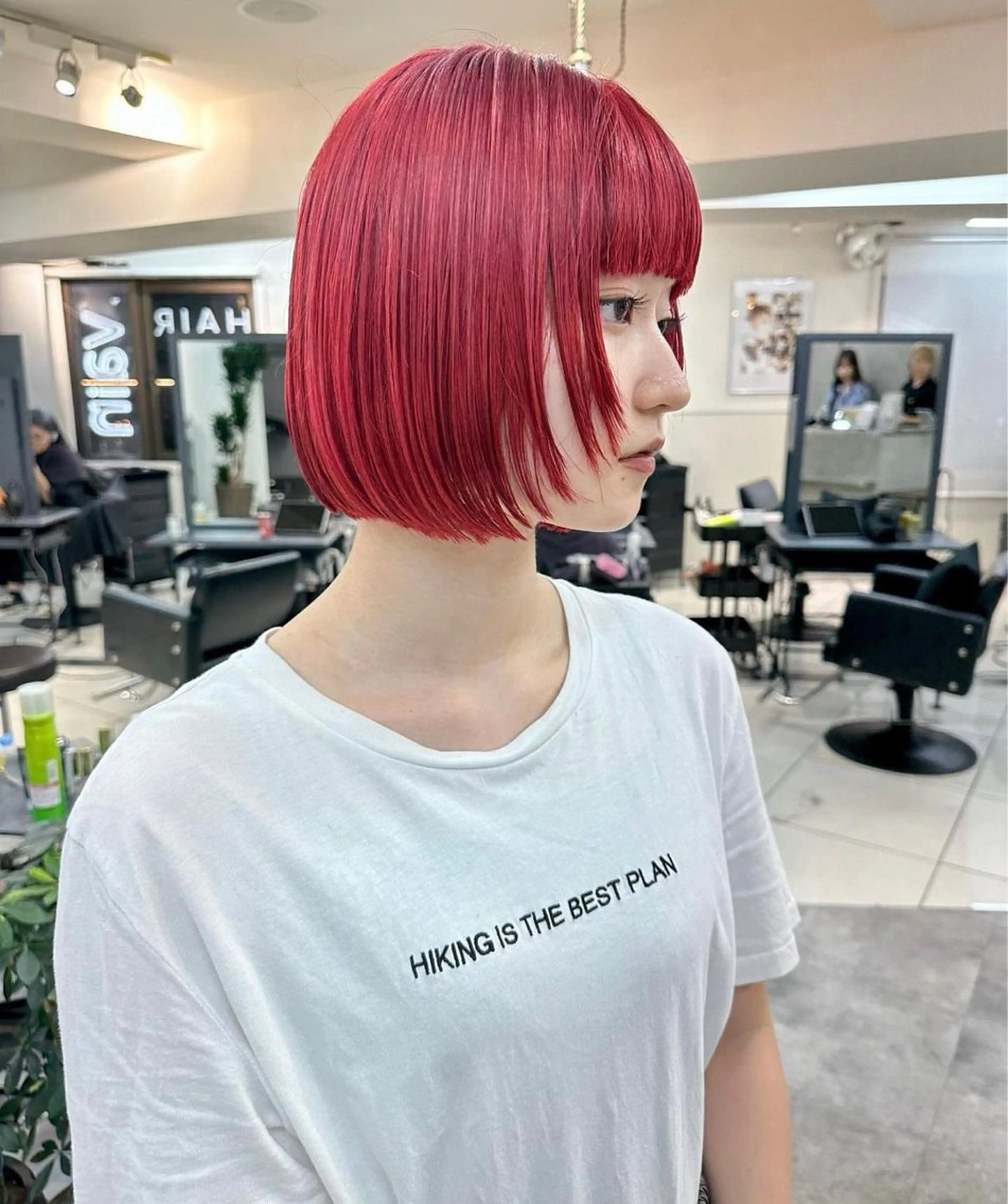 ショート レイヤー×ツヤカラー 渋谷/kougaのヘアスタイル