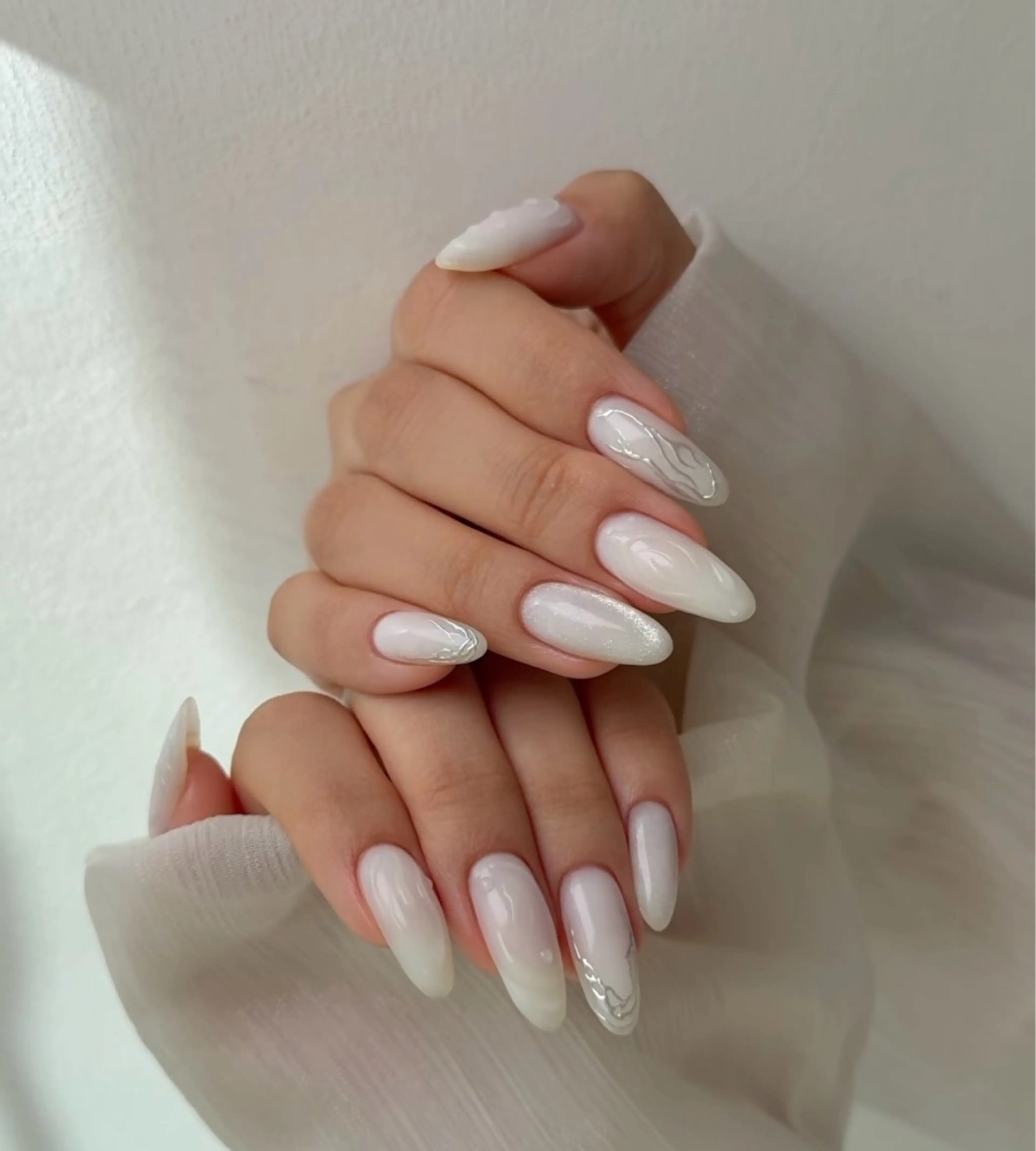 ネイル 韓国ネイル 持ち込み ニュアンスネイル ネイルチップ ハンドネイル TABI ANA.CHUOのネイルデザイン