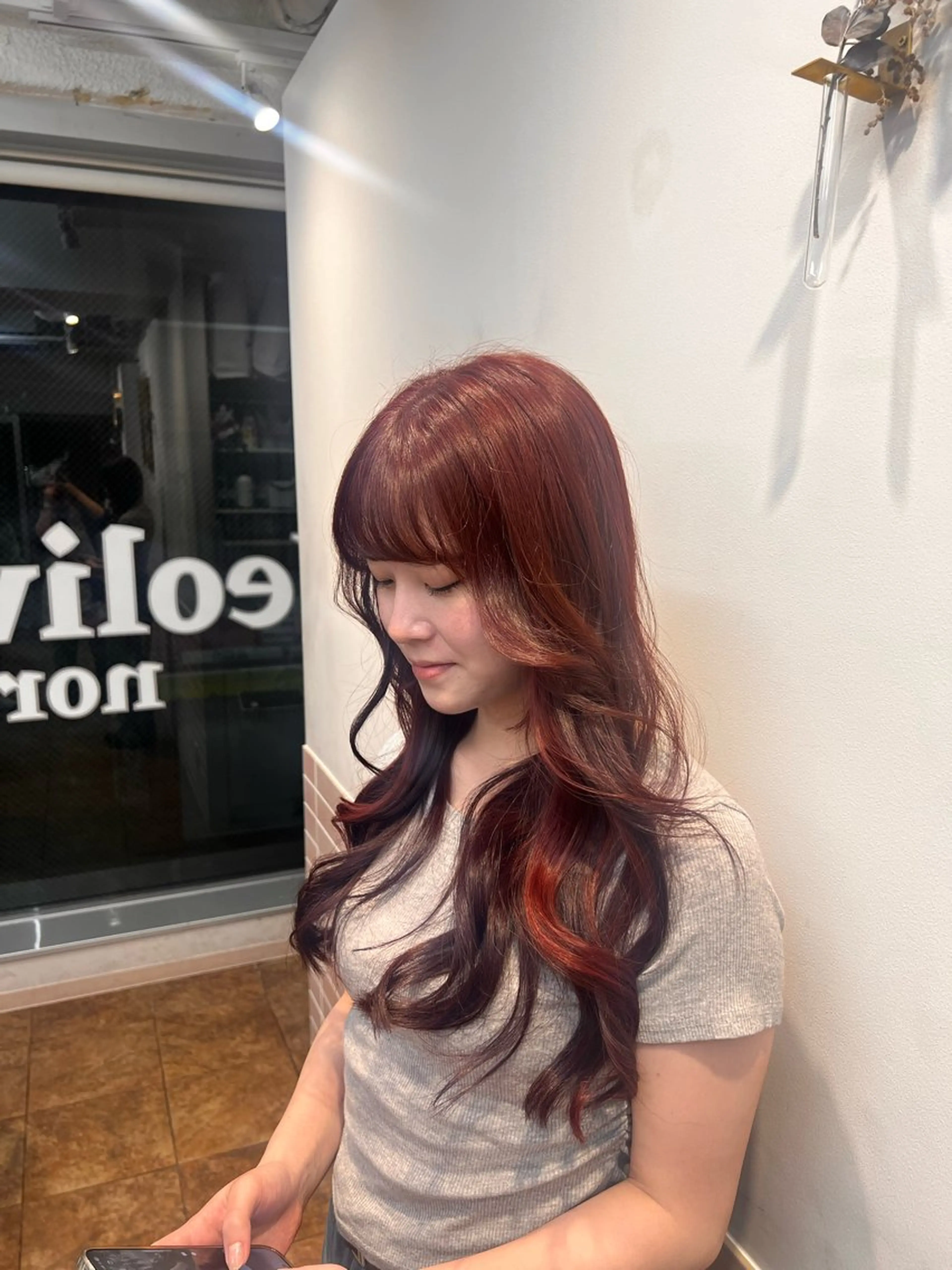 ロング カラー 🎀みさき🎀 韓国レイヤー ボブ♡のヘアスタイル