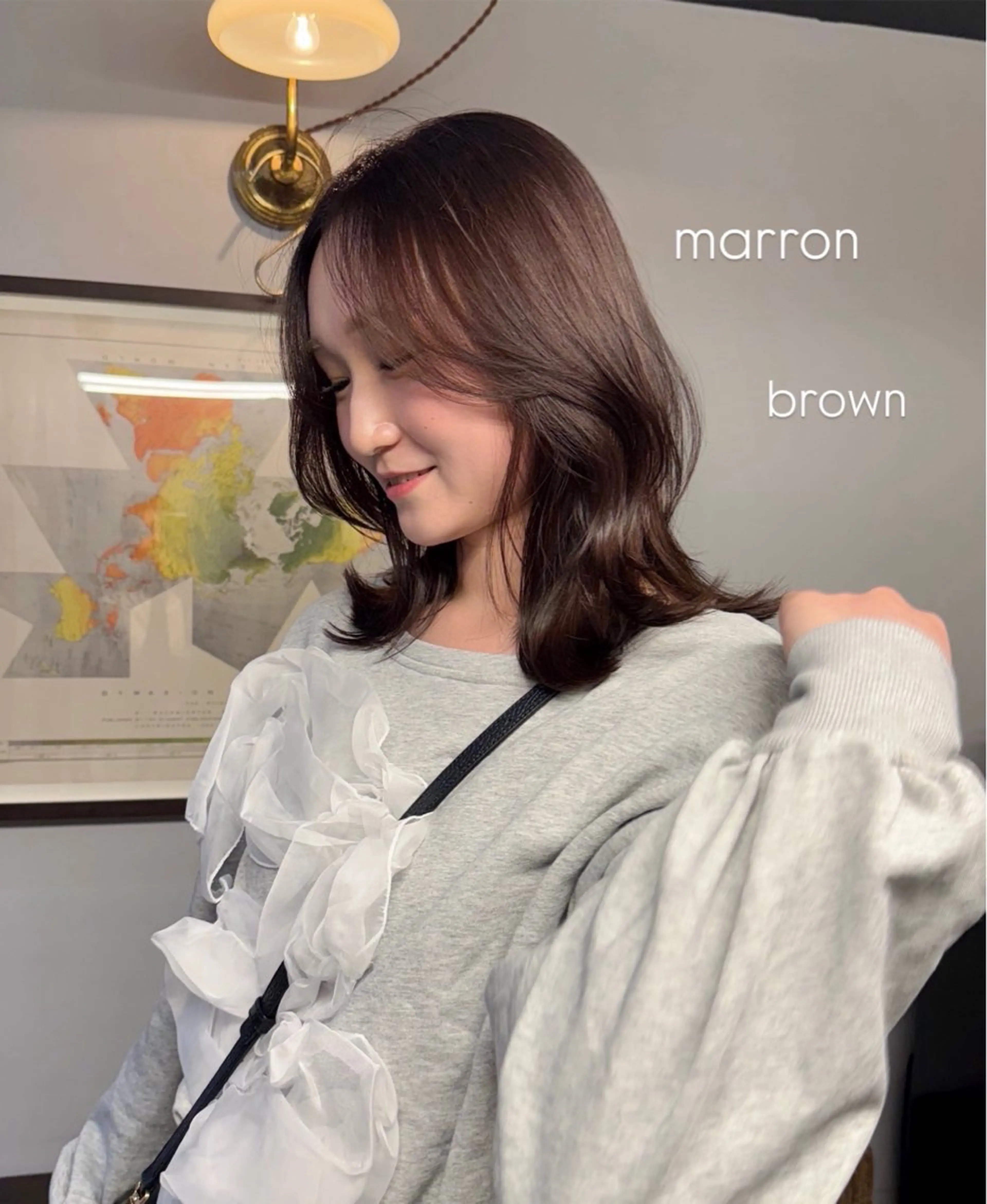 ミディアム くびれヘア レイヤーカット✨ /NAOのヘアスタイル