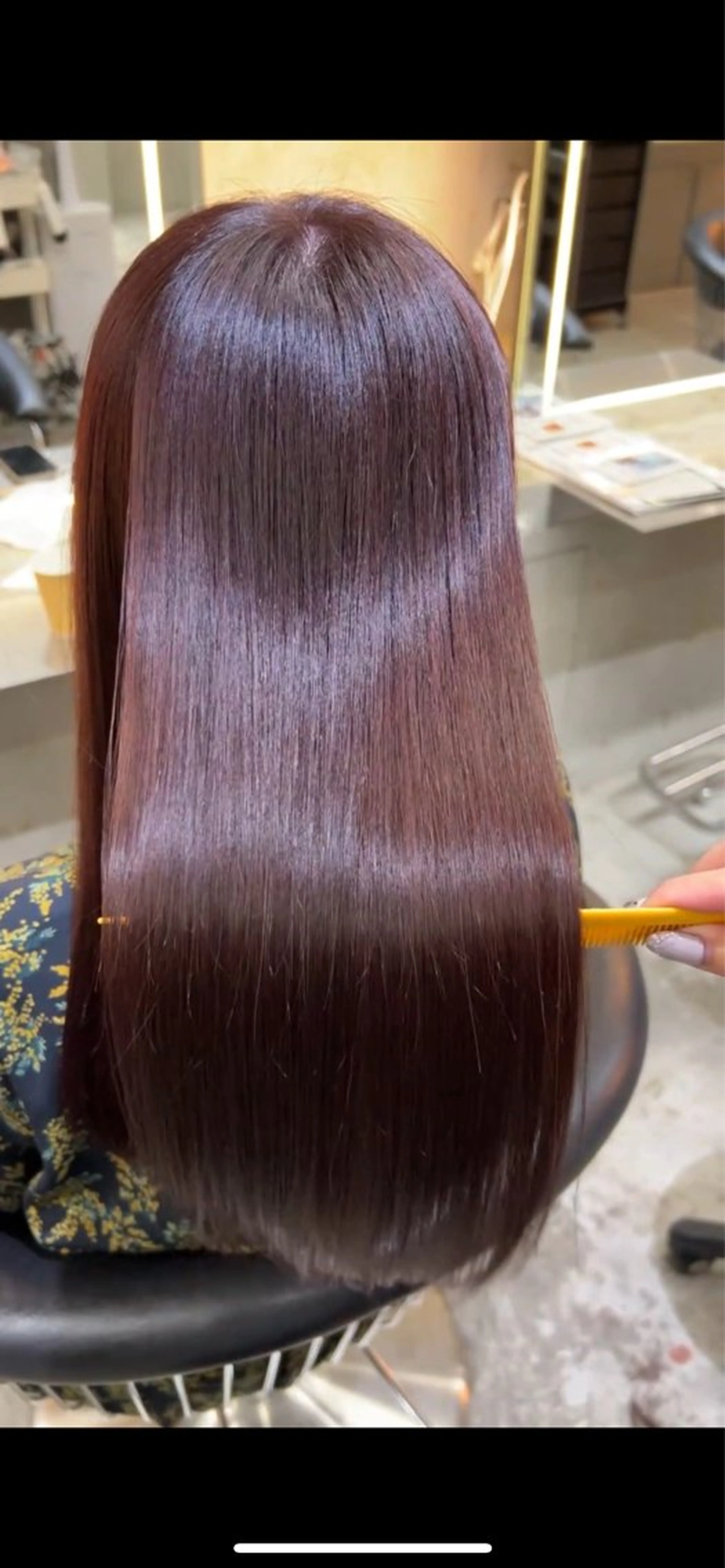 ロング カラー カット ヘアカラー 縮毛矯正 トリートメント 髪質改善/ボブ/ ハイトーン❣️yuiのヘアスタイル