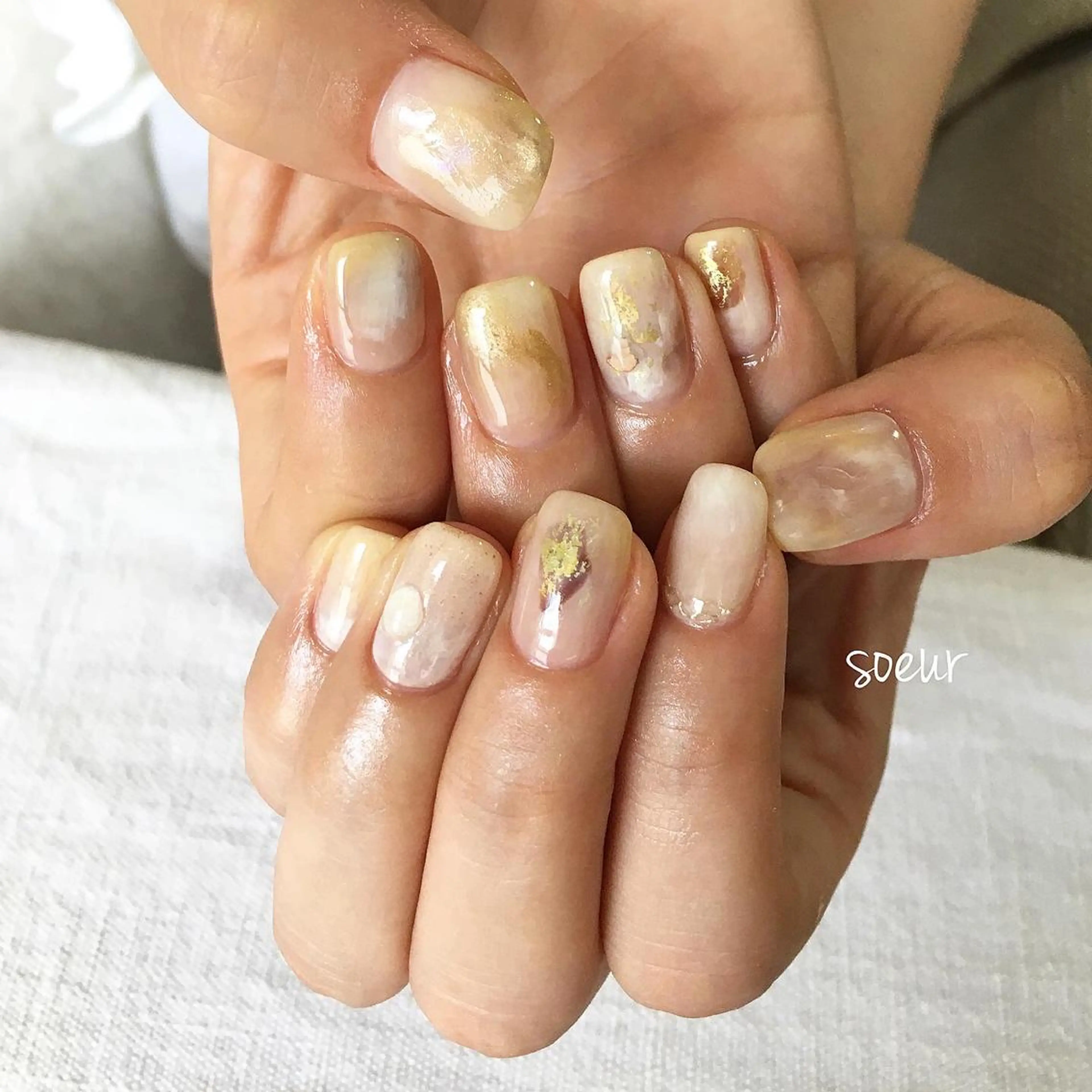 ネイル 持ち込み soeur_ 武蔵浦和のネイルデザイン