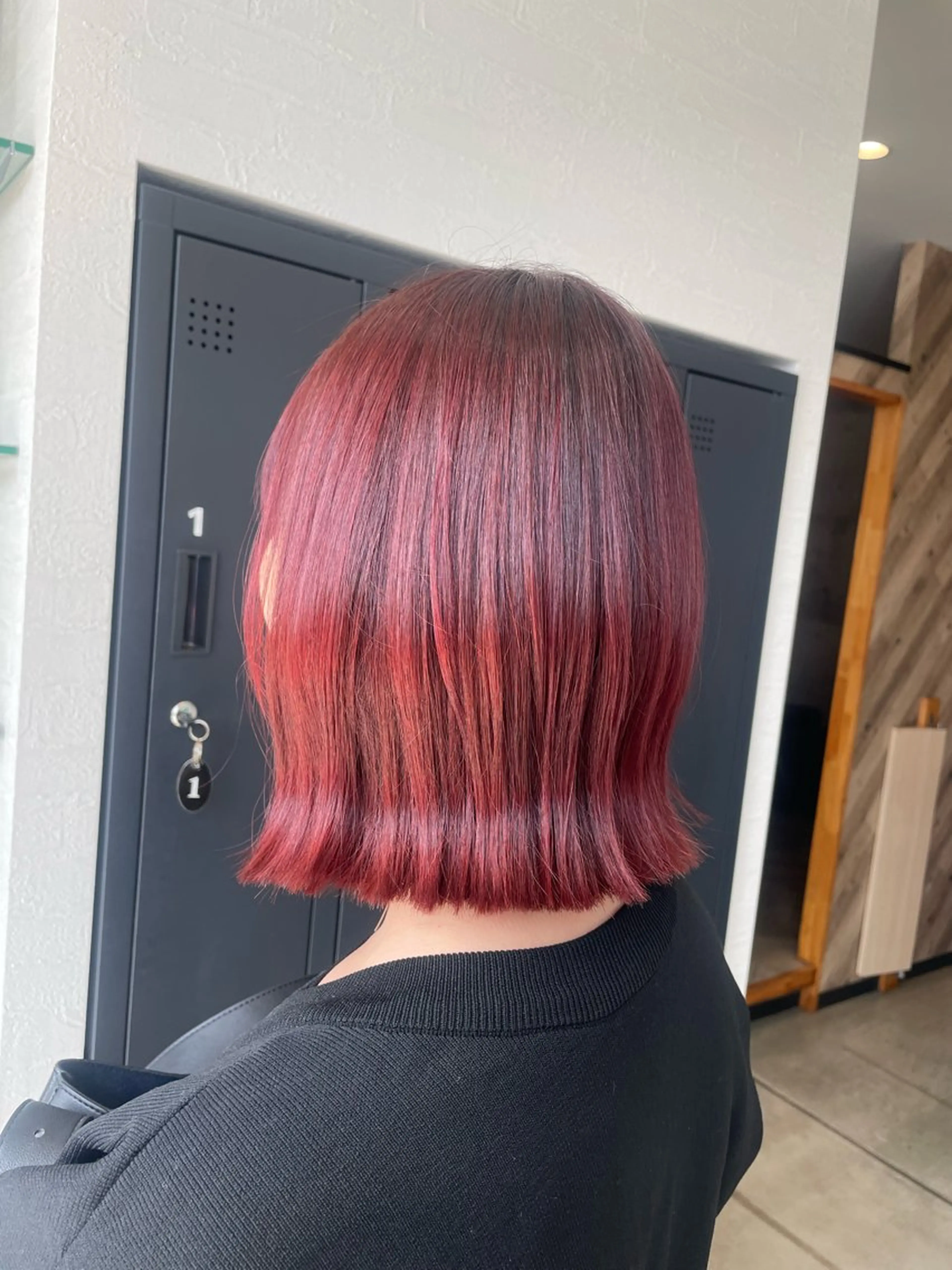 カラー ブリーチ ブリーチなしカラー レッドカラー 髪質改善 髪質改善 個室美容室 calm 新田 美容院【カルム】所属・【カルム】 スズキのヘアスタイル