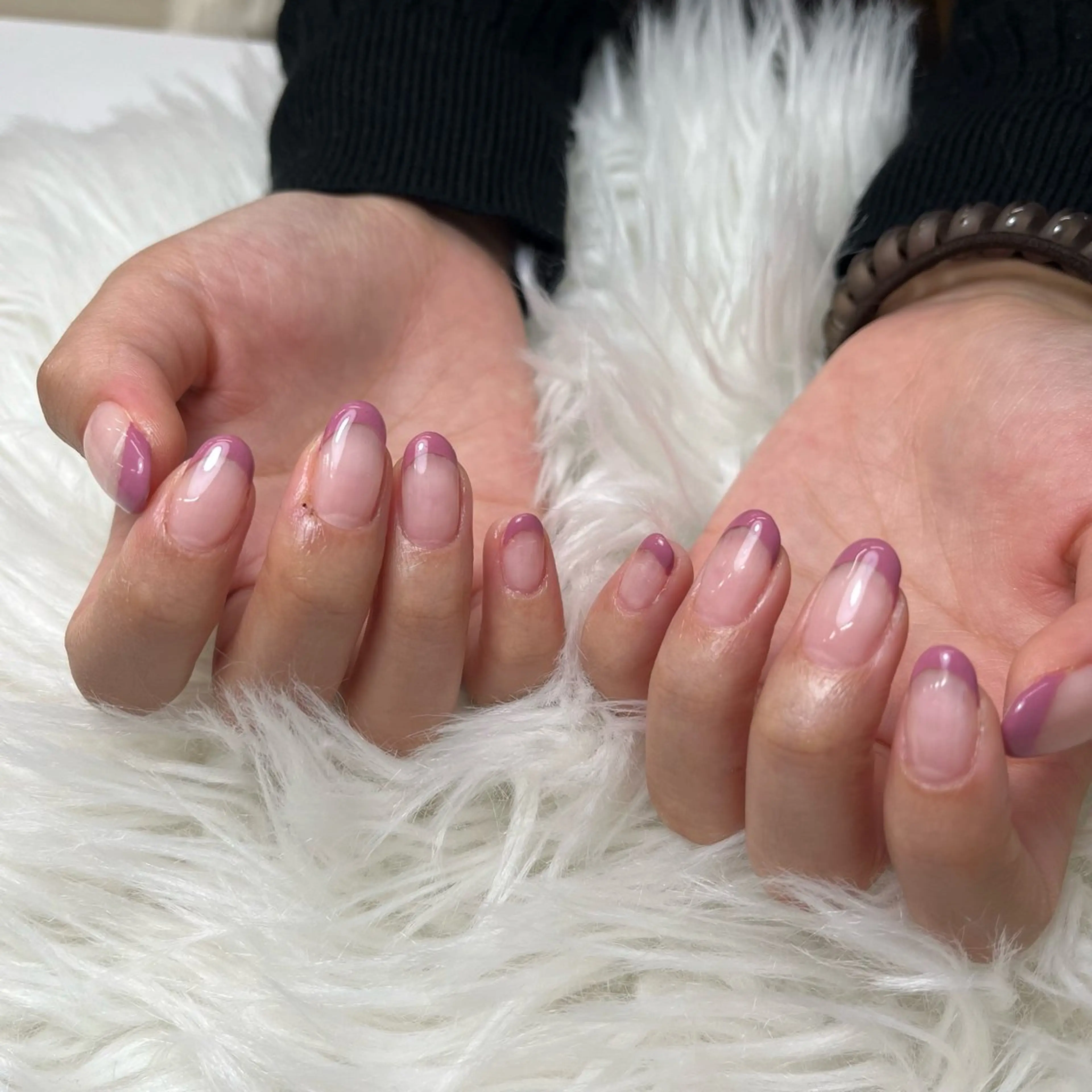 ネイル フレンチネイル nail salon &e ayanoのネイルデザイン