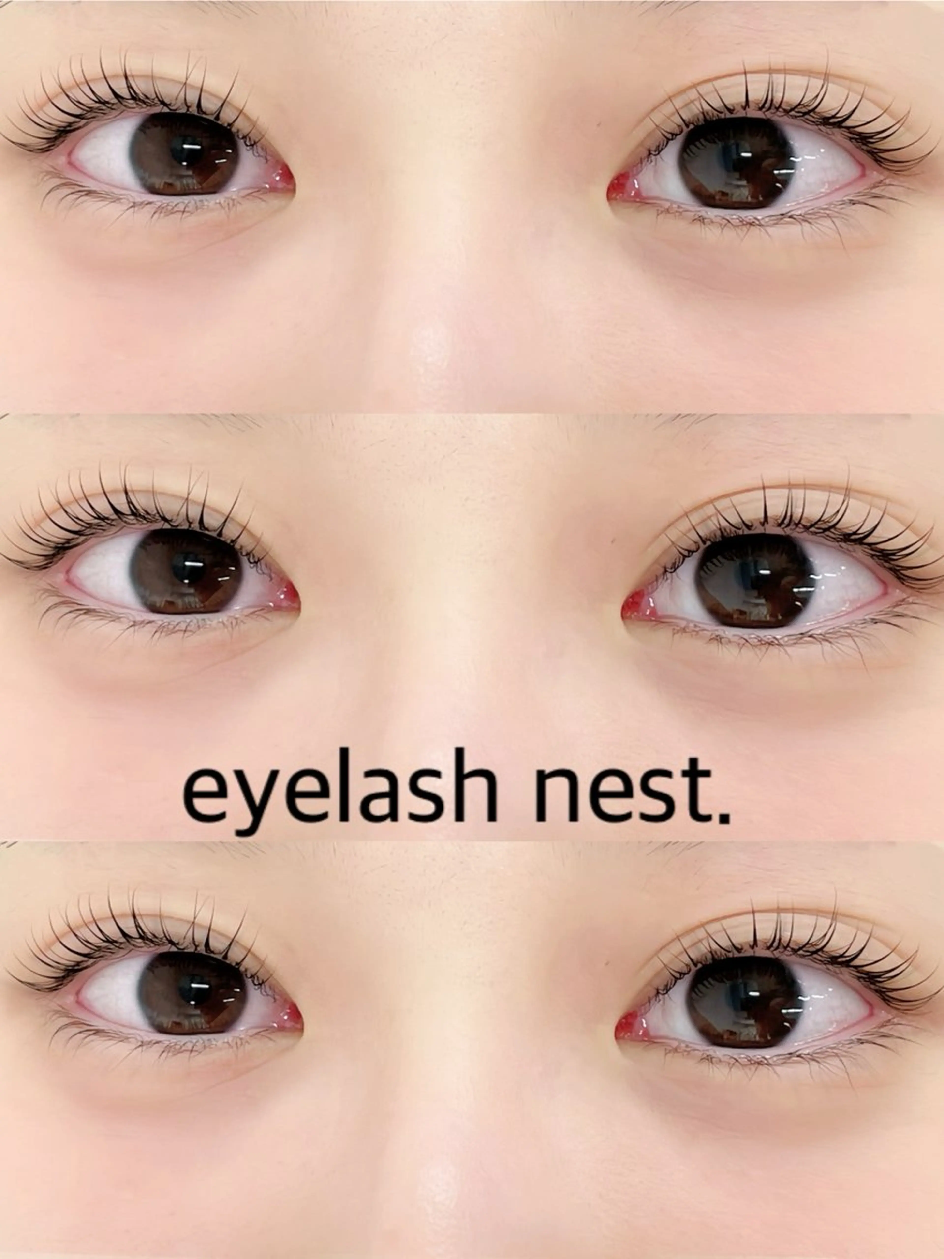 マツエク・マツパ 一重×まつ毛パーマ マツパ intime内nest.所属・🤍nest. エリ🤍のマツエク・マツパデザイン