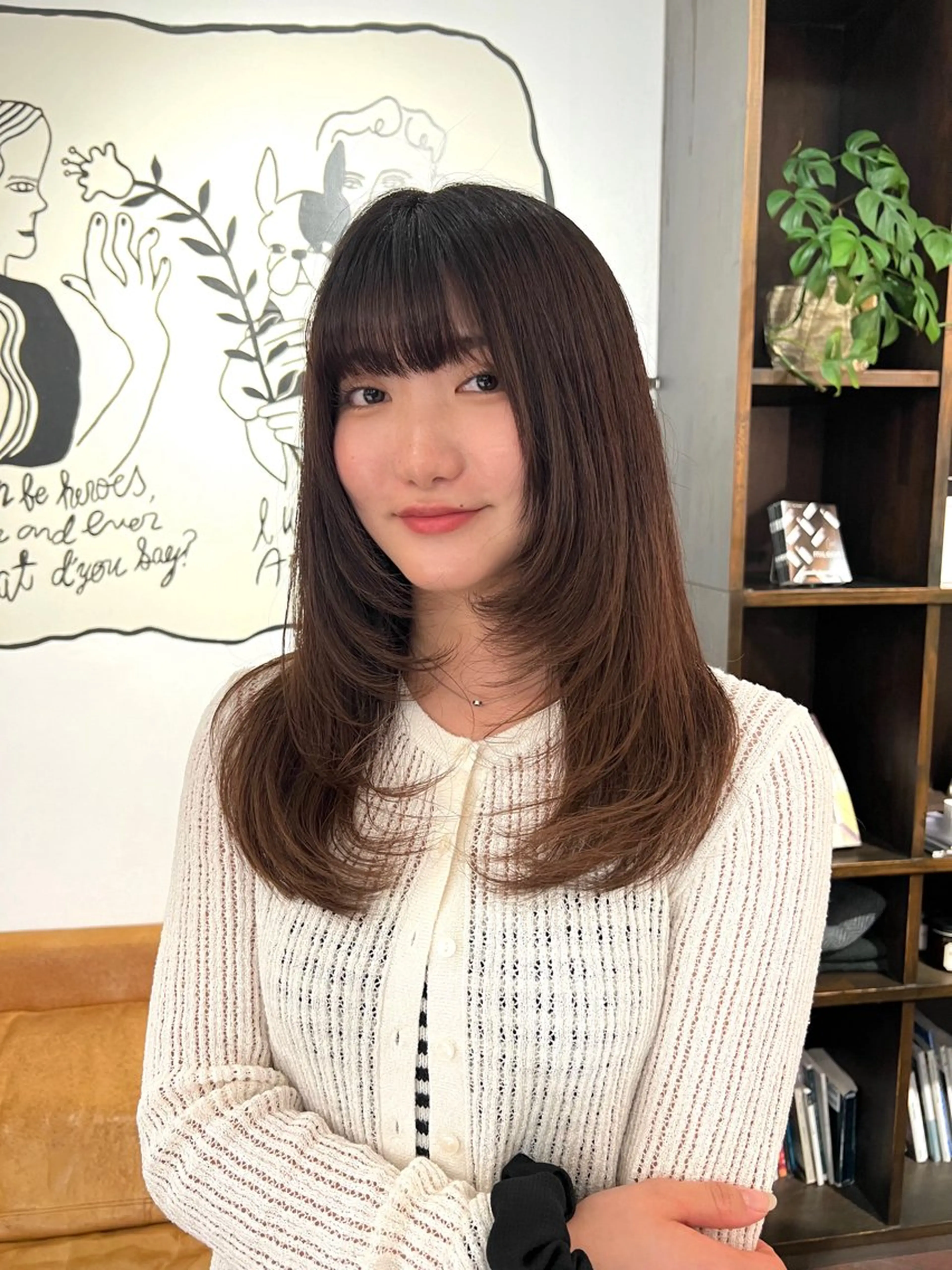 セミロング カットモデル募集 hiyo🐣🫧のヘアスタイル