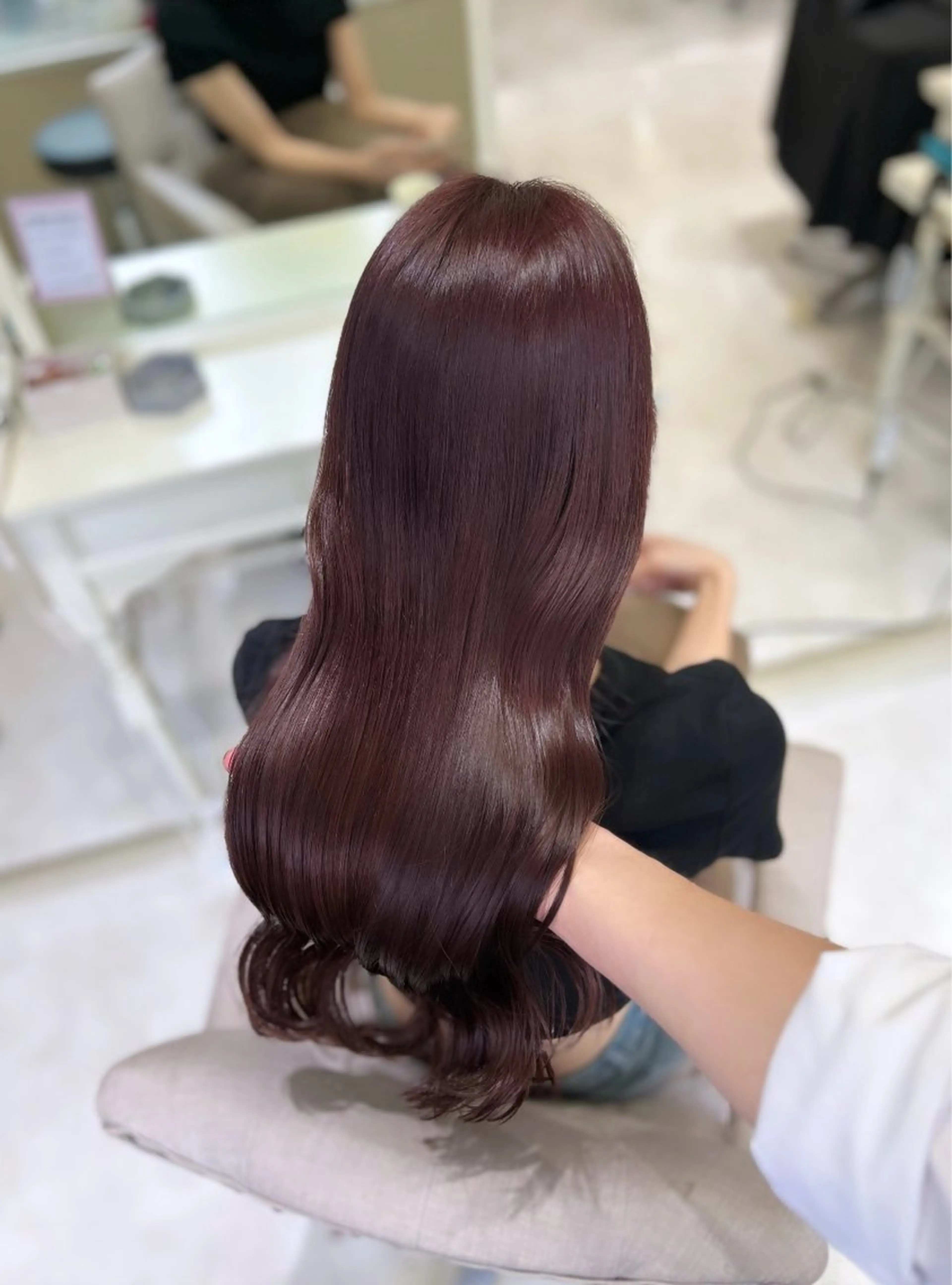 ロング ケアカラー ヘアカラー 髪質改善× ブリーチなしyutoのヘアスタイル