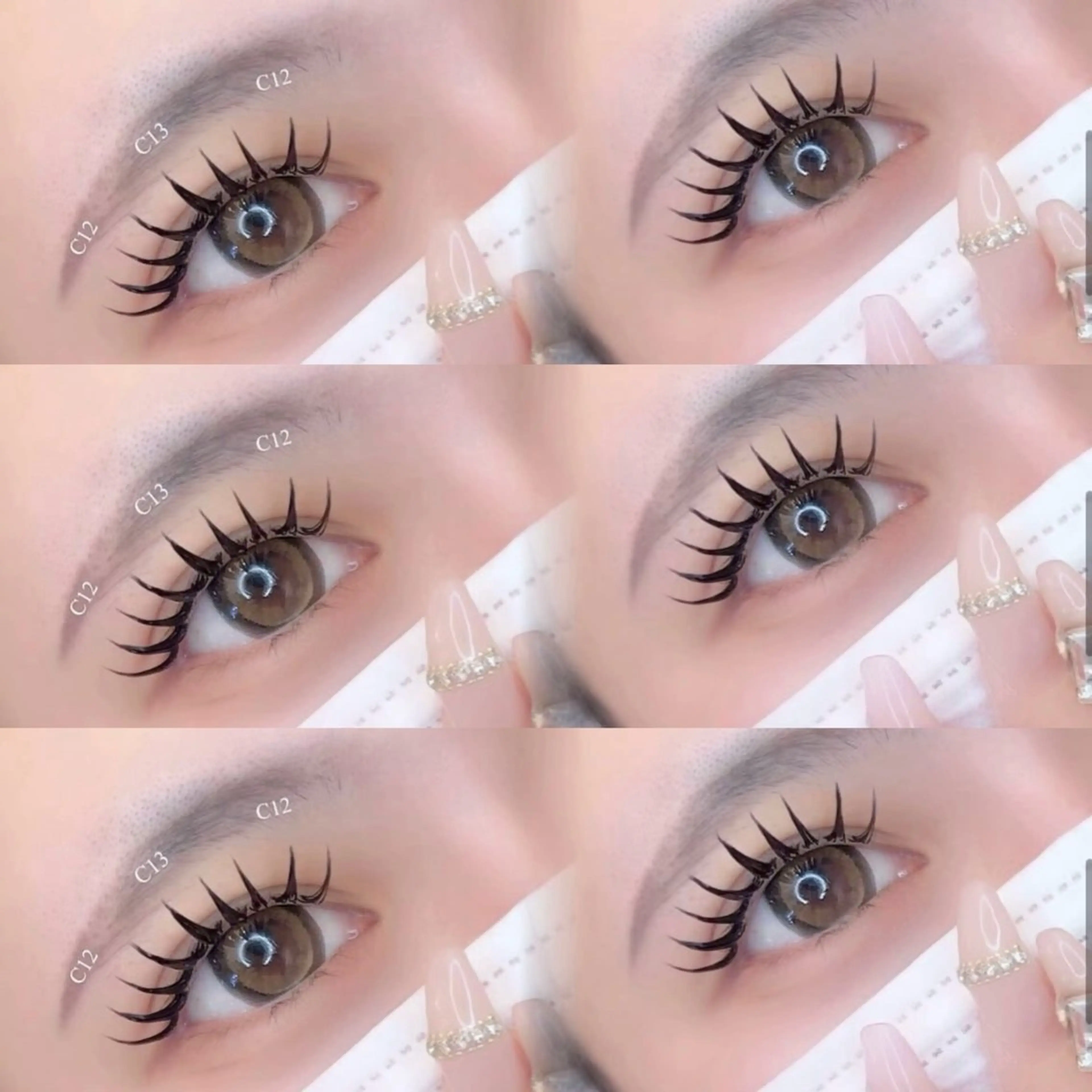 マツエク・マツパ バインドロック マツエク 🌸Gigi 🌈のマツエク・マツパデザイン