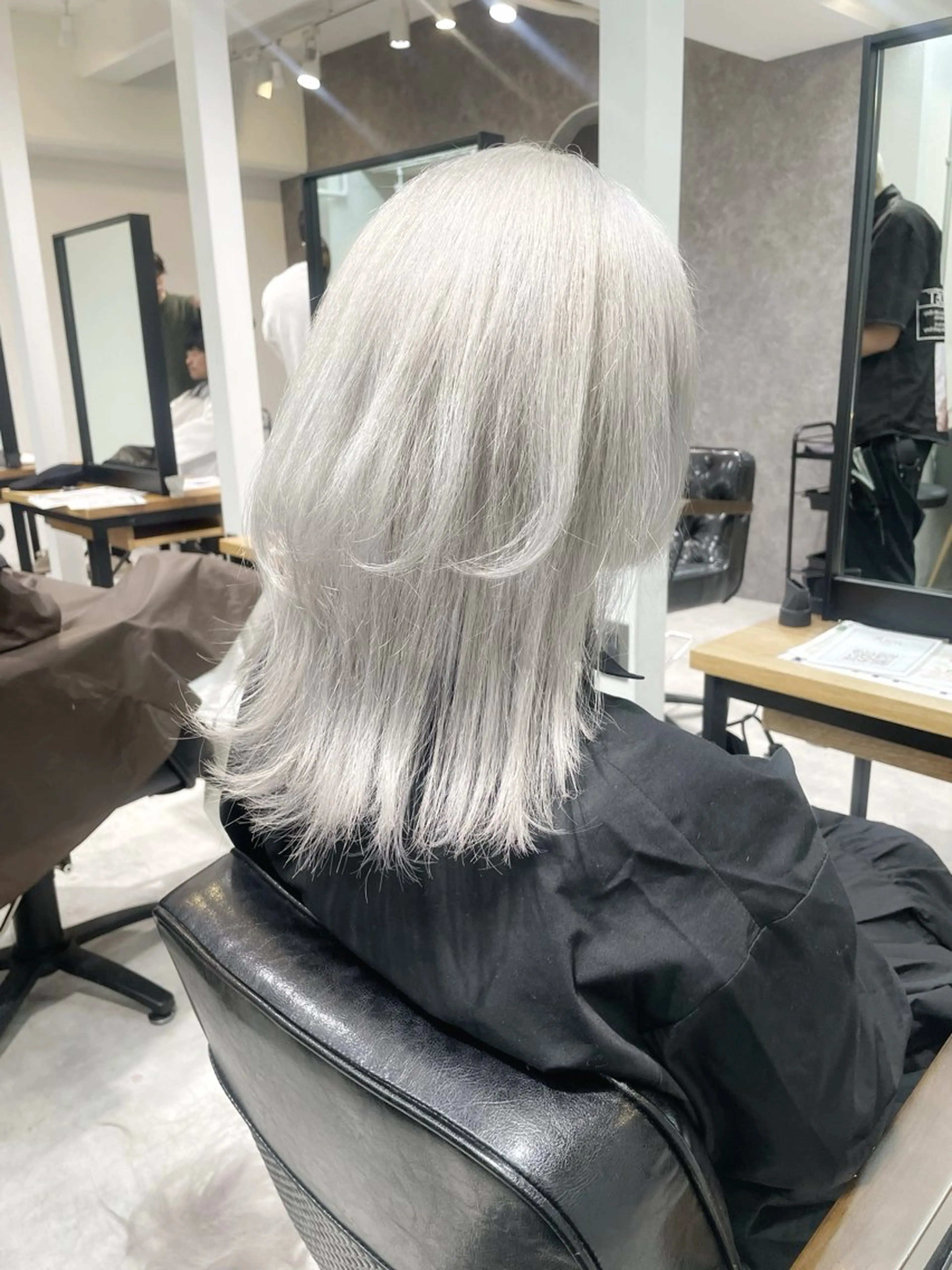 セミロング カラー 田中大星 /ボブ 縮毛矯正のヘアスタイル