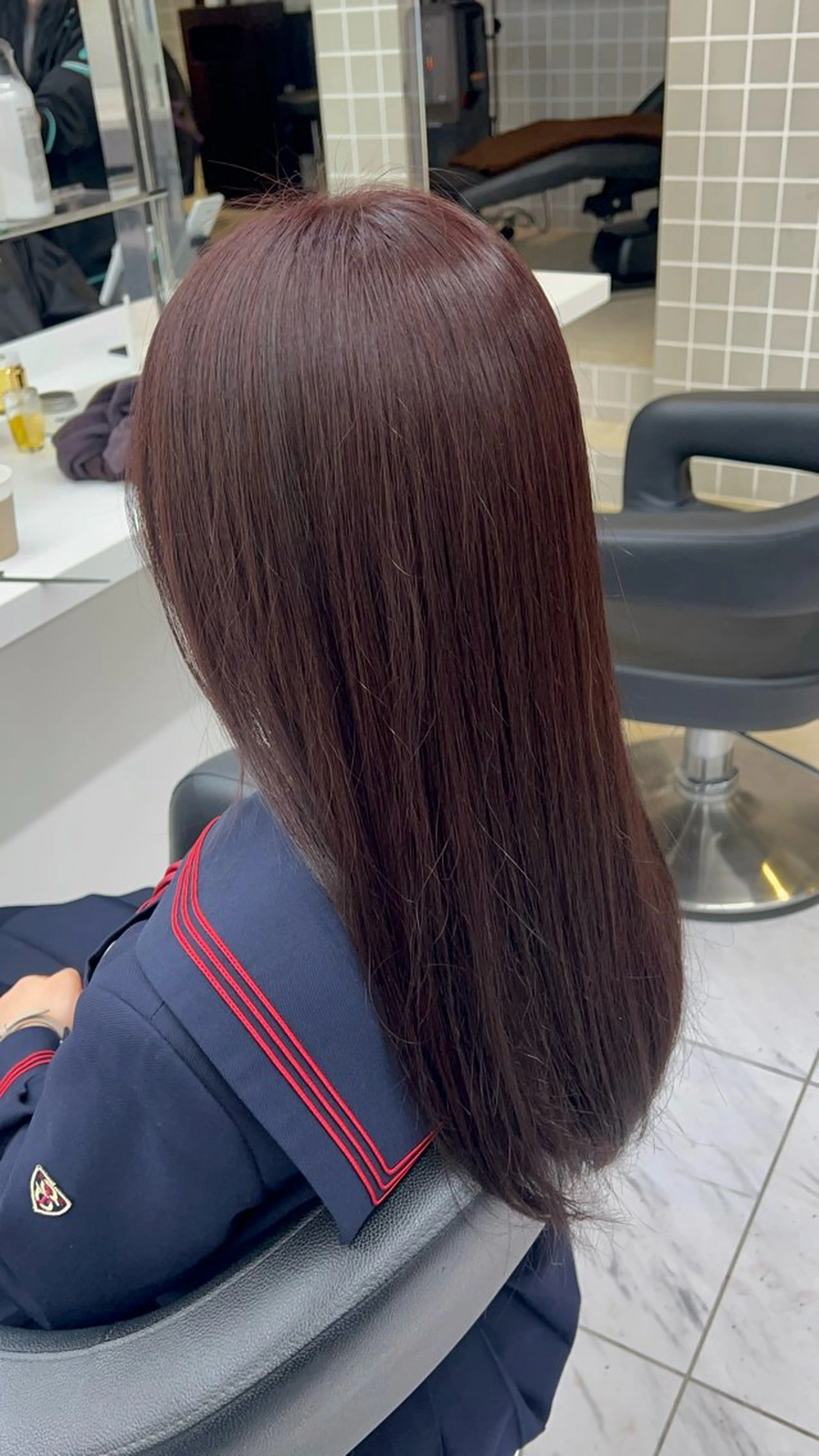 ロング カラー ヘアカラー 韓国レイヤーカット /REIのヘアスタイル