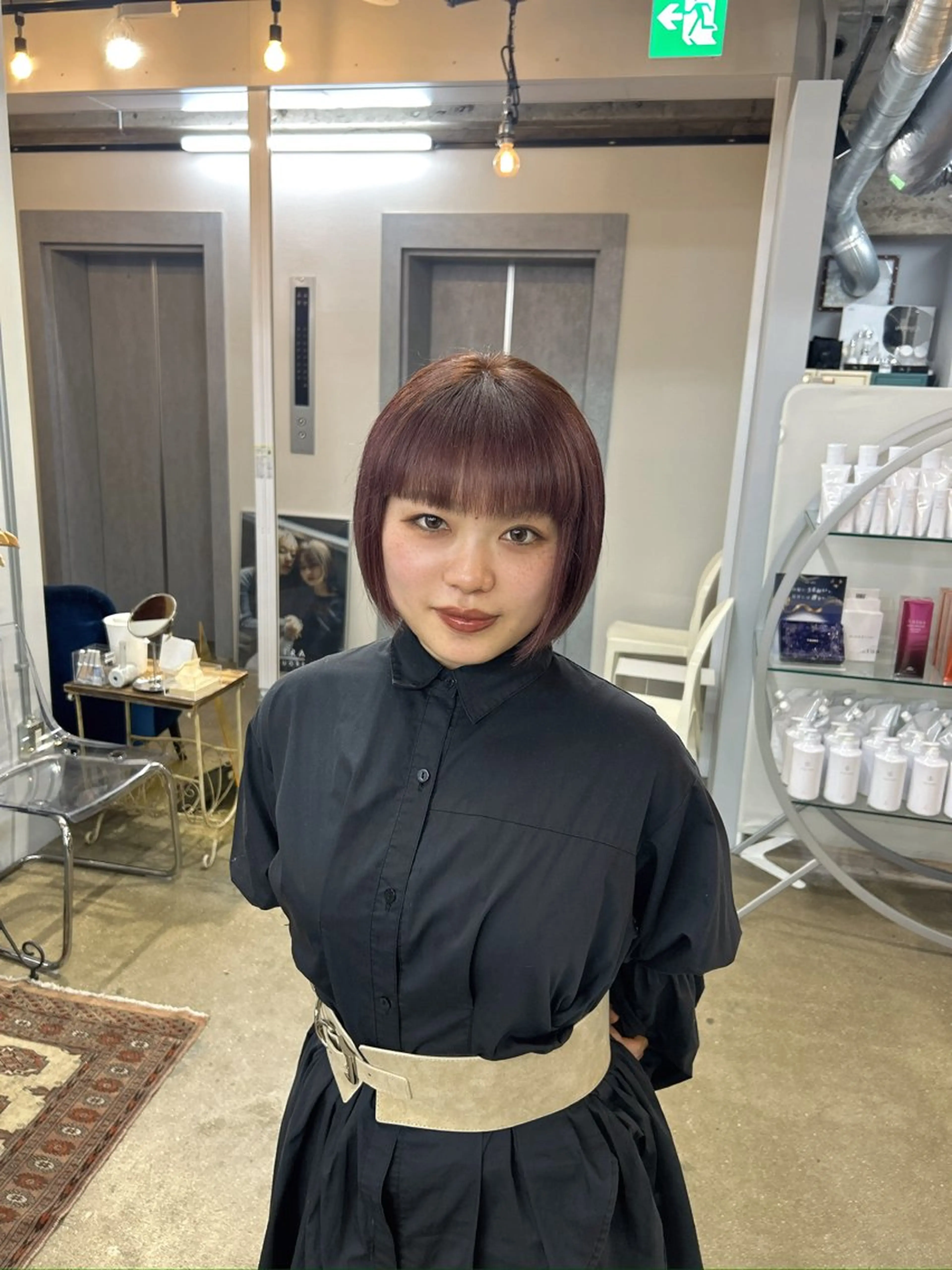 ショート カット ヘアカラー サワムラ ソナタのヘアスタイル