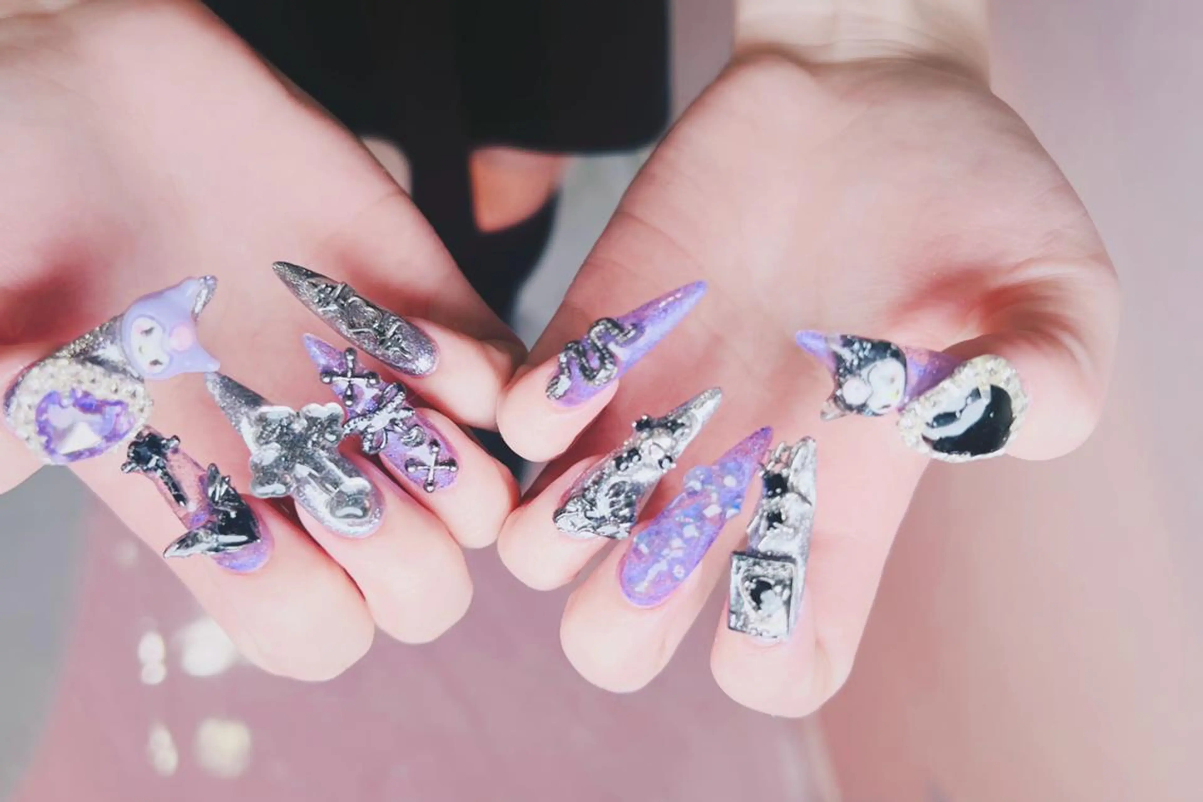 ネイル ロングネイル スカルプネイル ネイルチップ ワンホンネイル ハンドネイル MSSugar Nailのネイルデザイン