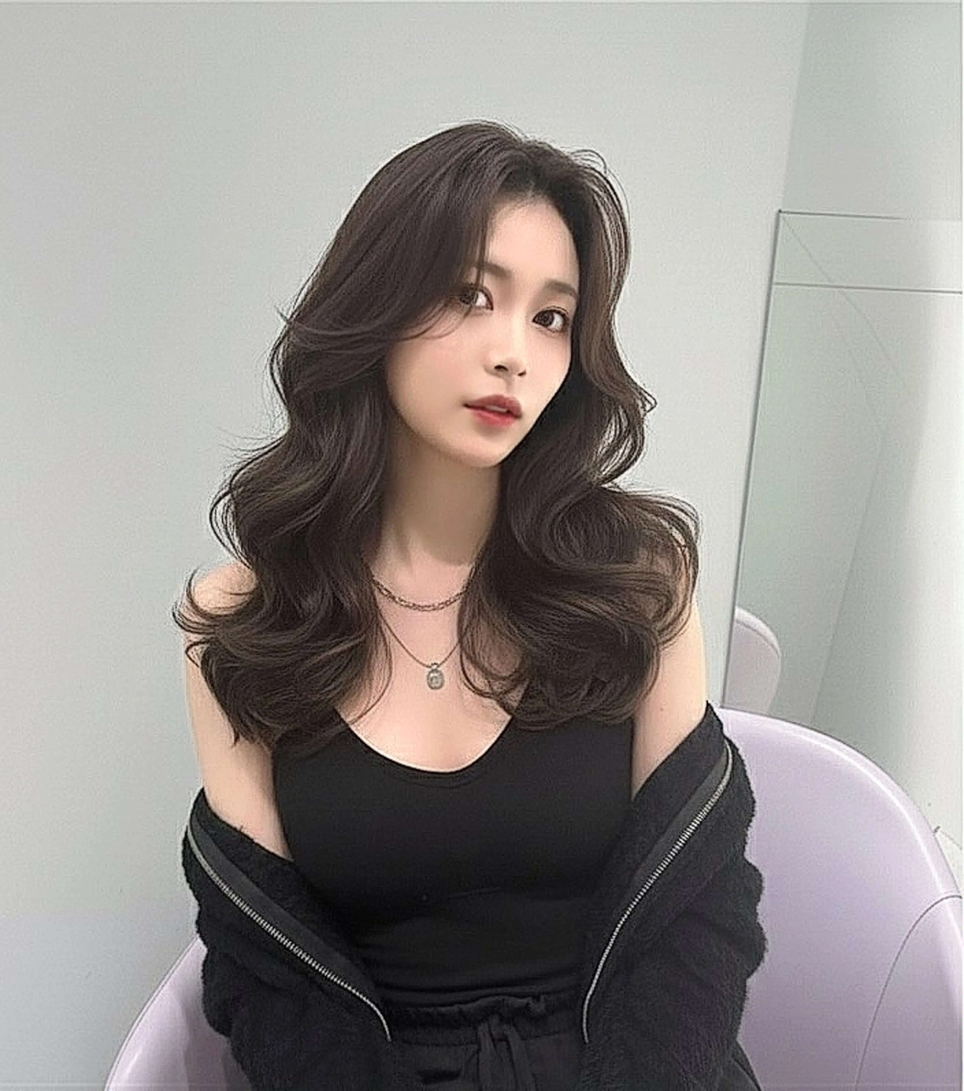 ロング カラー カット ヘアカラー トリートメント 韓国ヘア/髪質改善 TAKAHIROのヘアスタイル