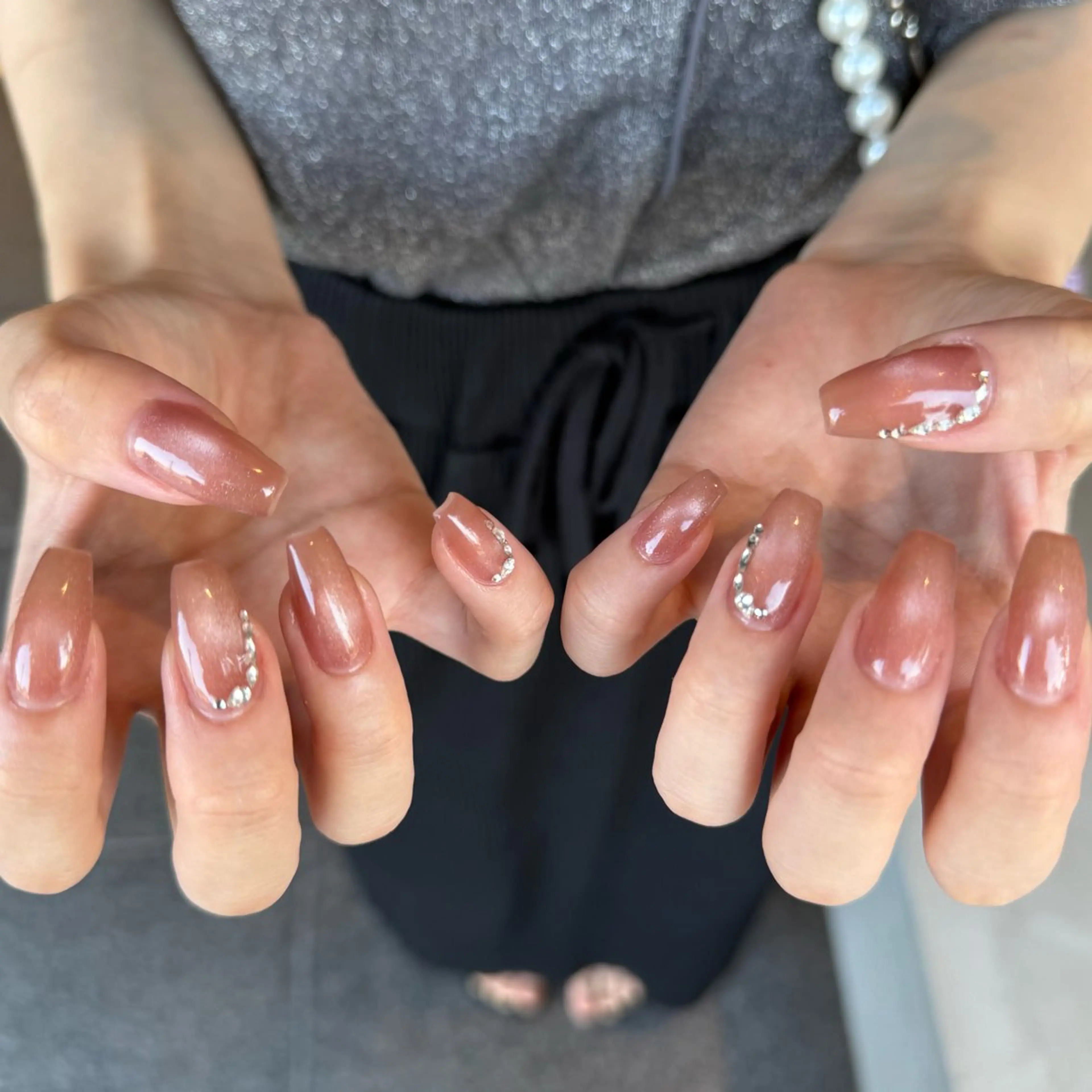 ネイル マグネットネイル 長谷川 亜美のネイルデザイン