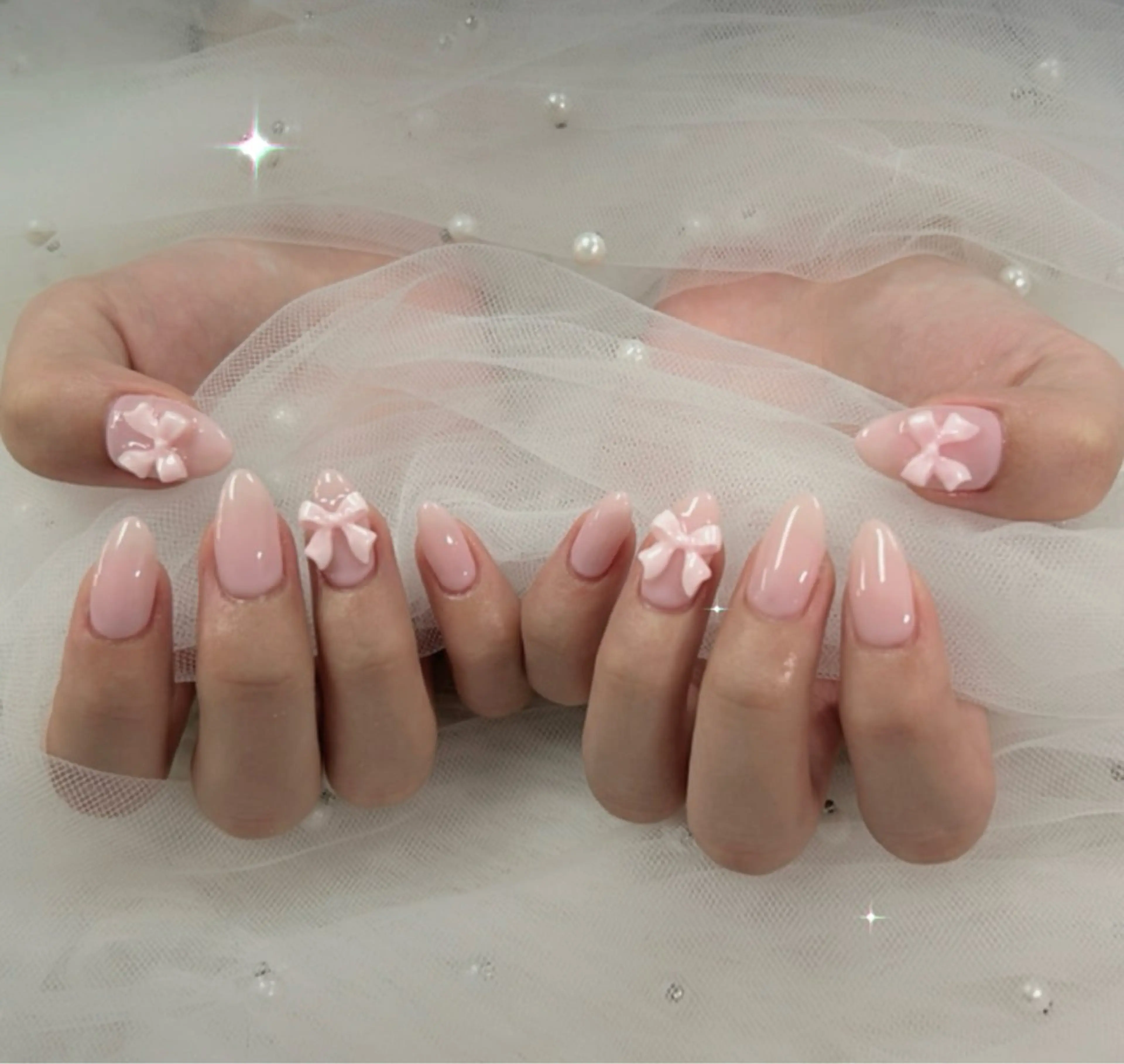 ネイル ハンドネイル Yudia🩵 Yuiのネイルデザイン