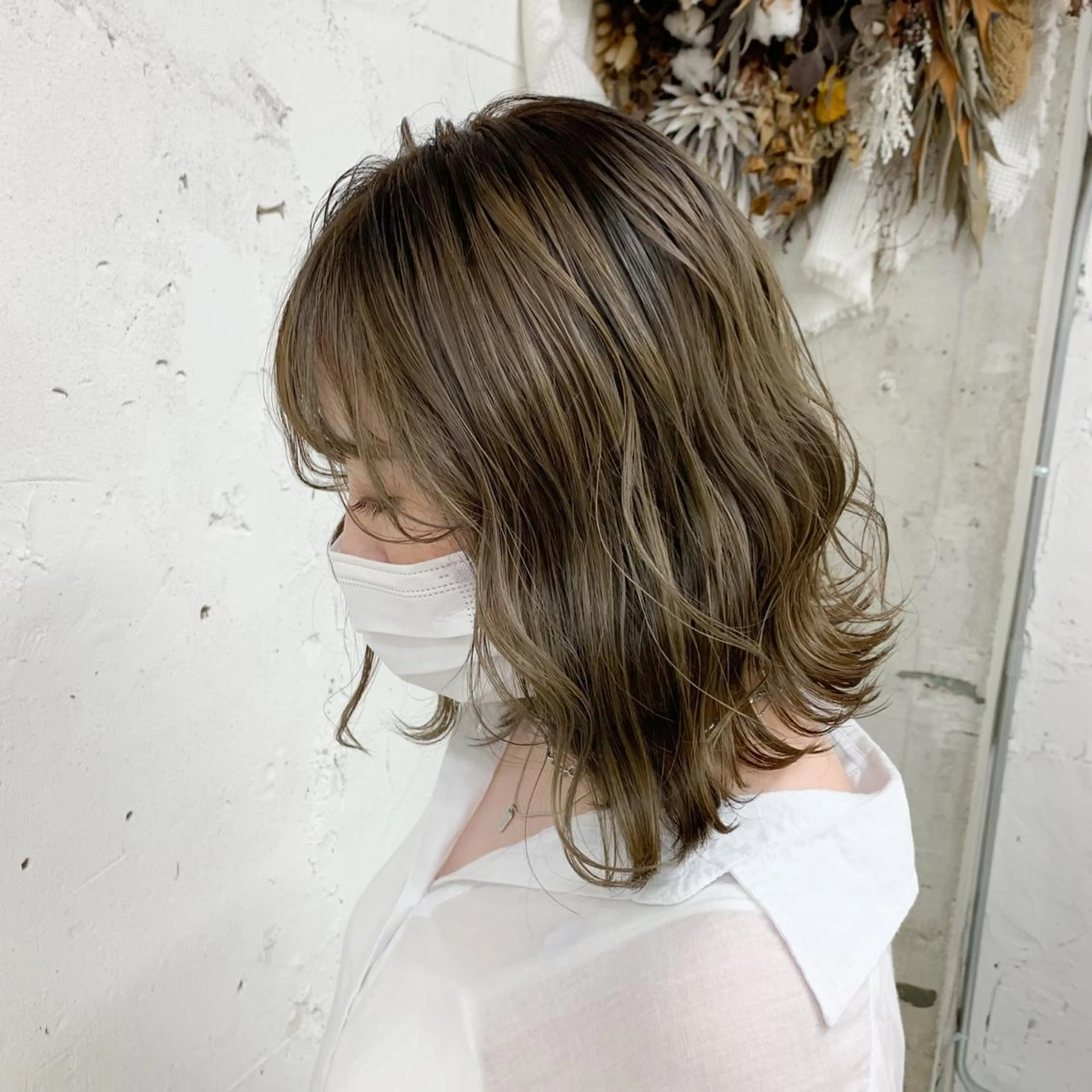 カラー ハイライトカラー Noele hair atelier(ノエルヘアアトリエ)所属・北上ゆい/個性派/ ナチュラルアレンジのヘアスタイル