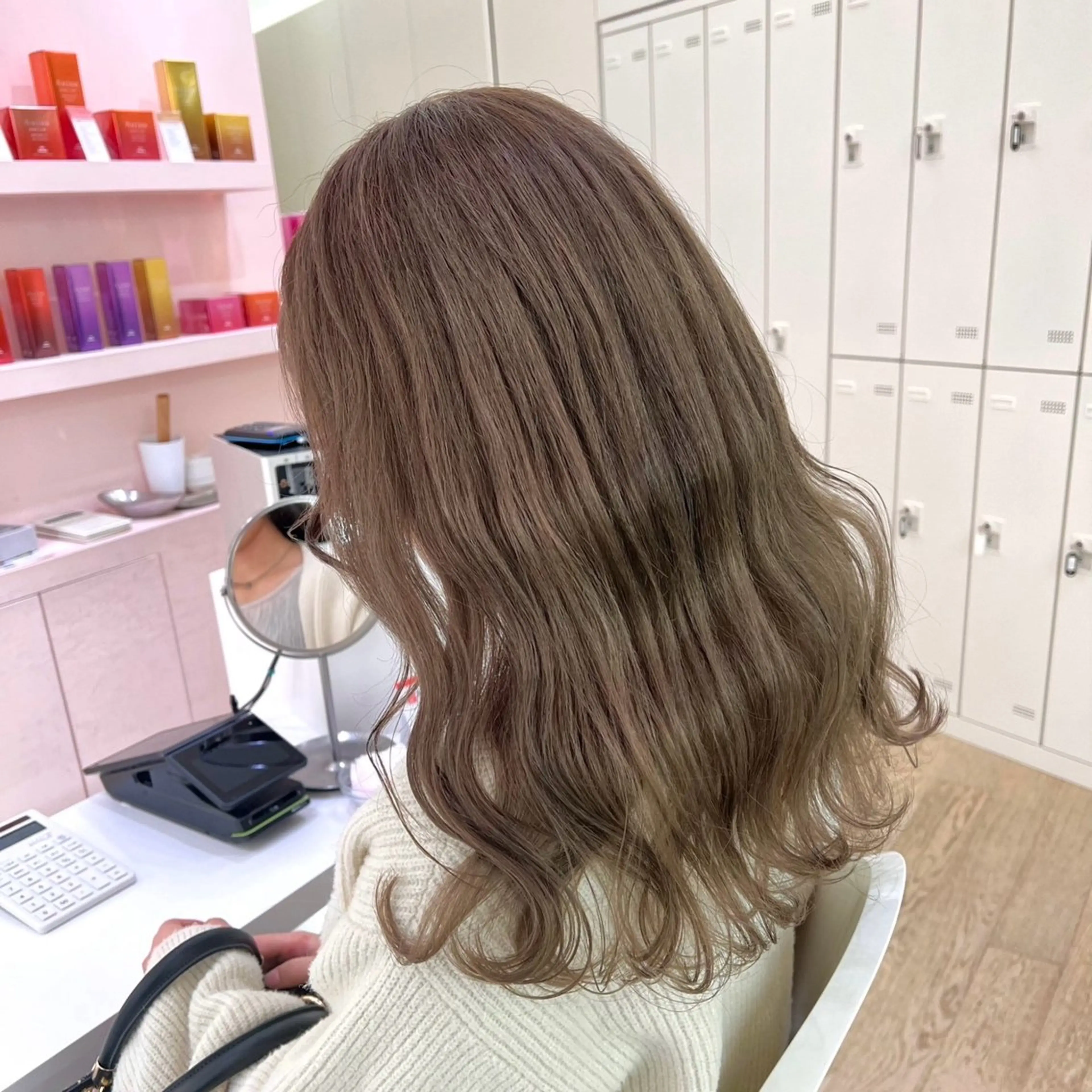ロング カラー ParveMix 🩶🫧入江 香名のヘアスタイル
