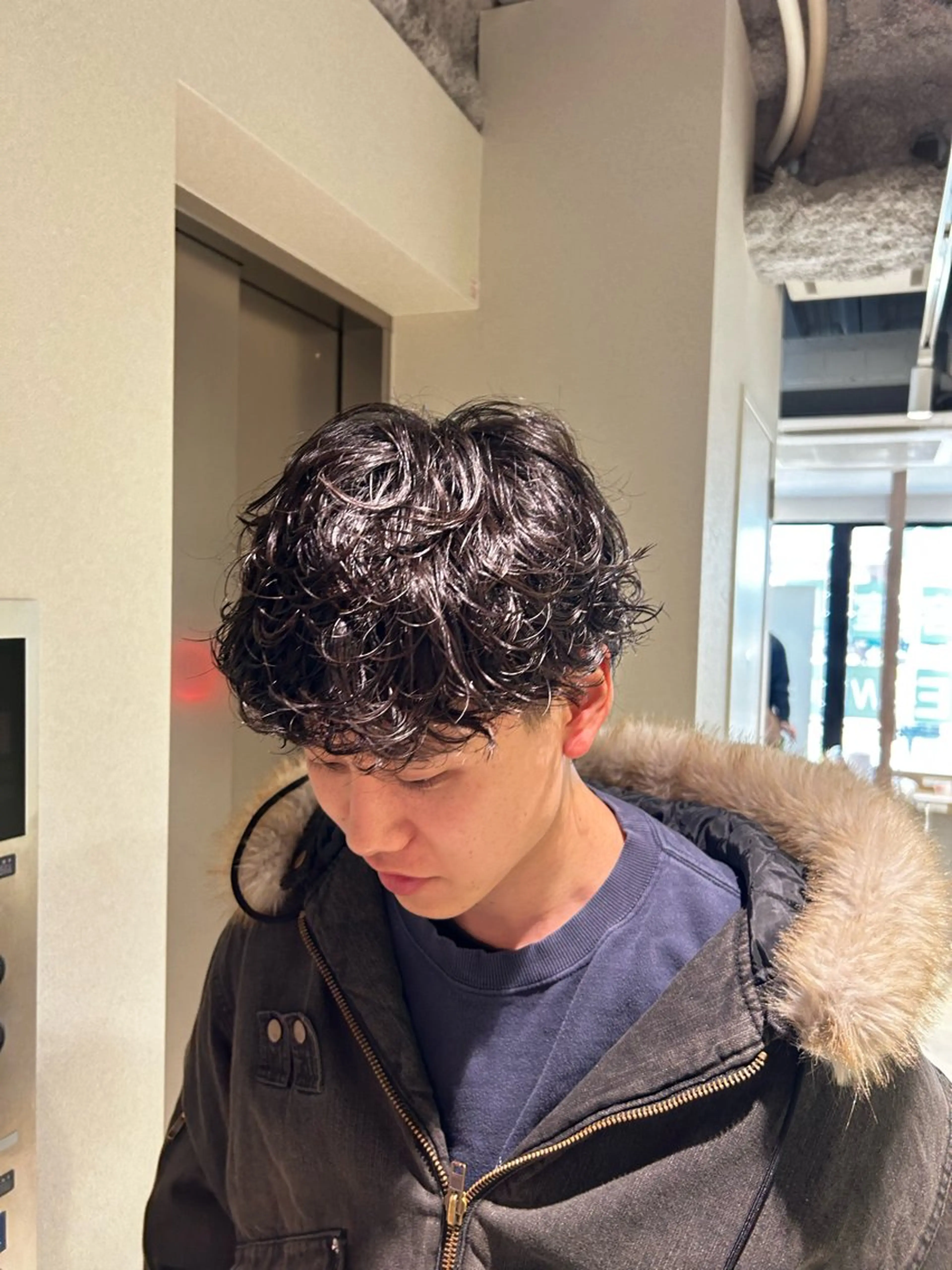 メンズ カット パーマ Kiona勝どき所属・佐藤 嶺のヘアスタイル