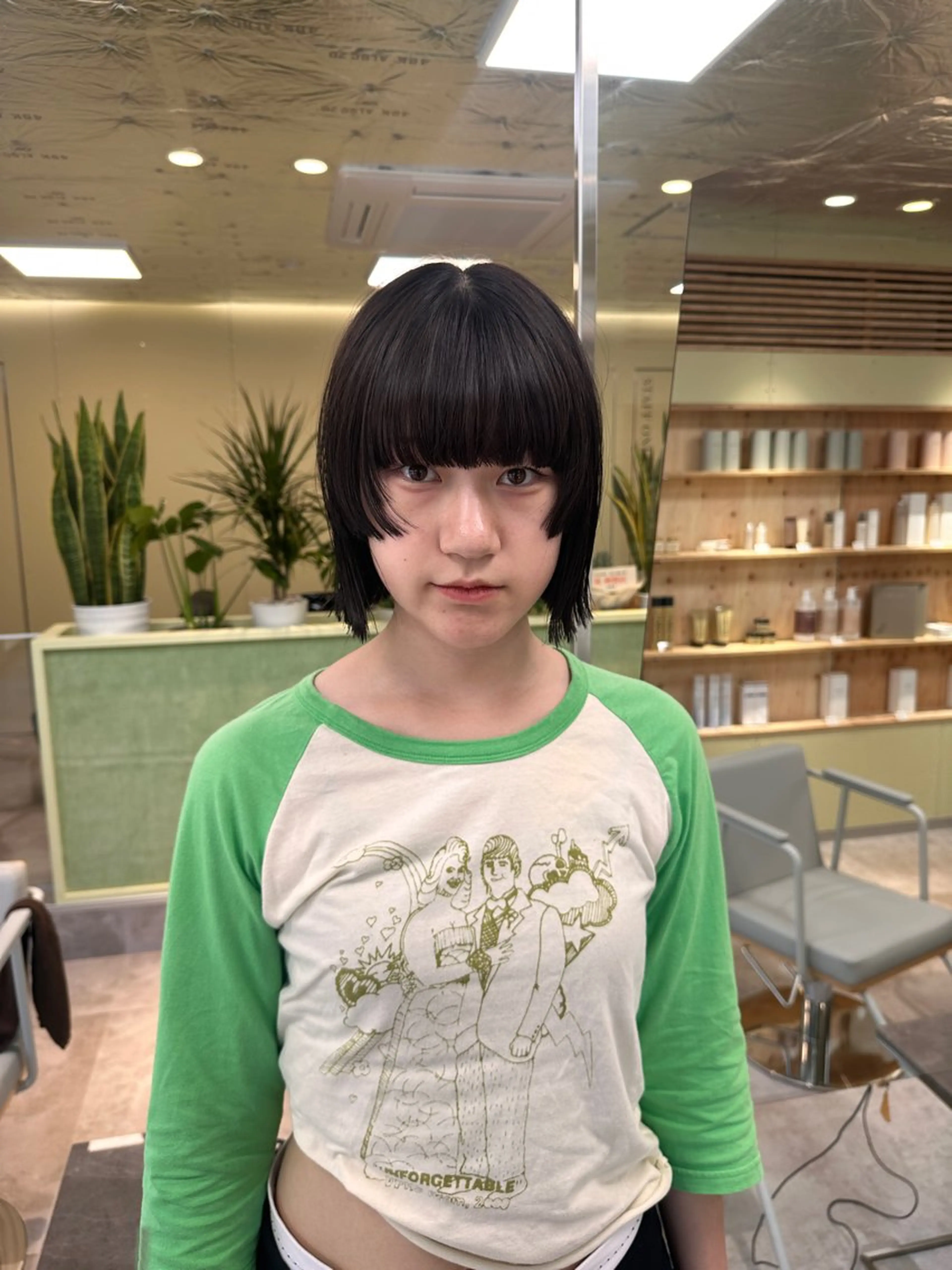 ショート ボブ/ぱつっとボブ/ 谷口 海星のヘアスタイル