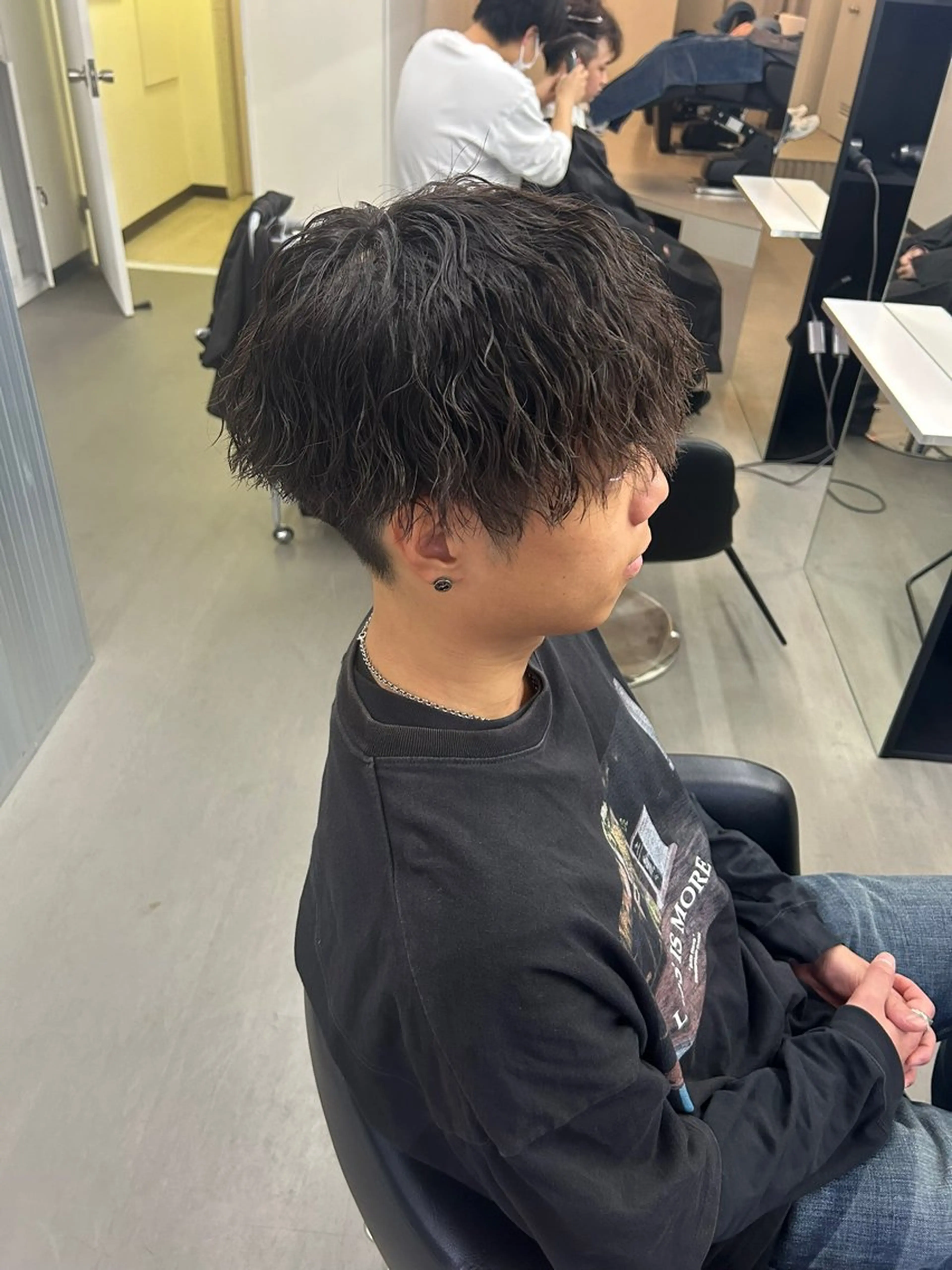 ショート パーマ 渋谷／ブリーチ／ カラーモデル／はるとのヘアスタイル