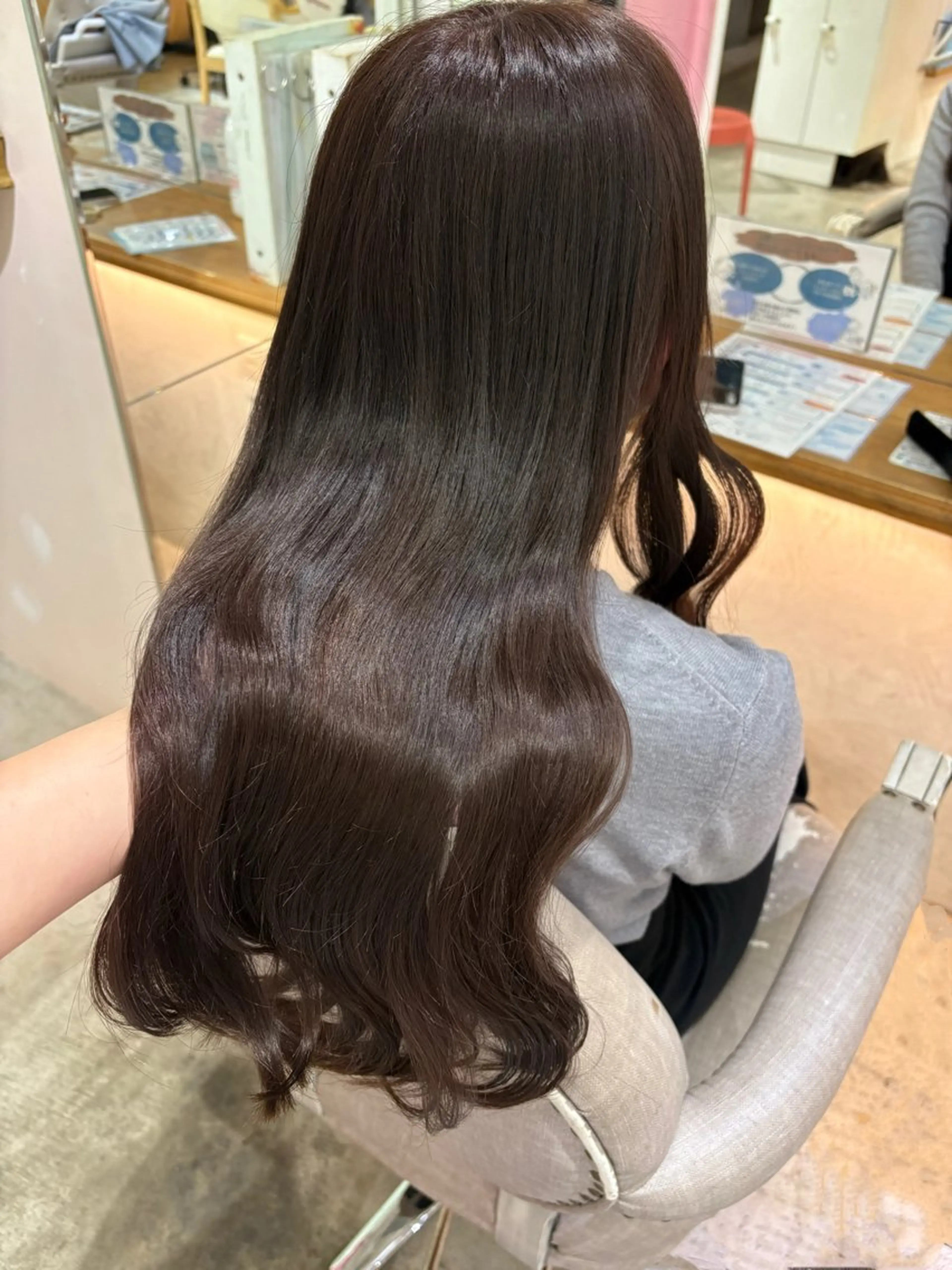 ロング カラー カット ヘアカラー 梅田 /透明感カラー 🤍narumiのヘアスタイル