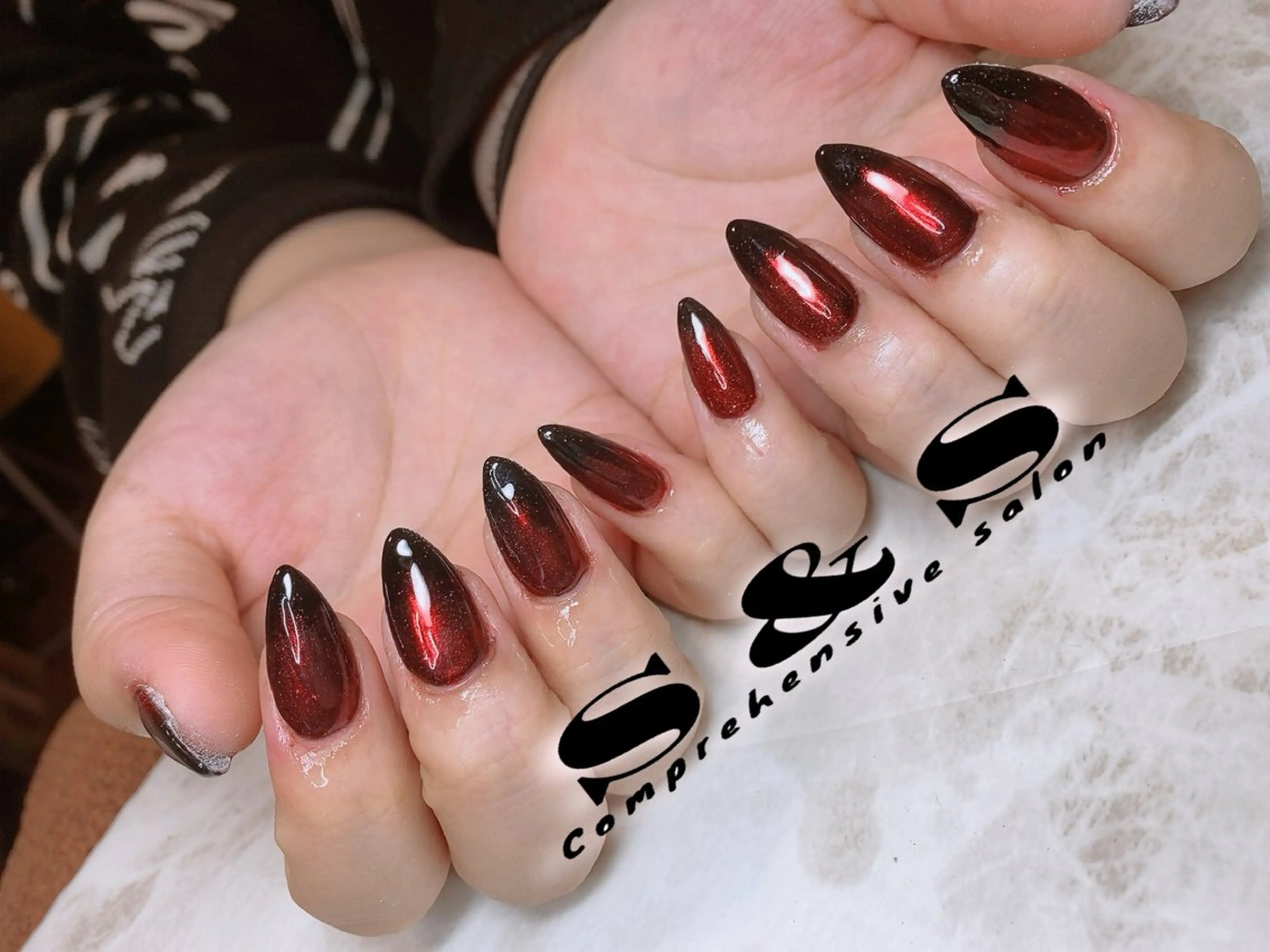 ネイル 長さ出し メンズネイル 持ち込み スカルプネイル S&S 村田小百合のネイルデザイン