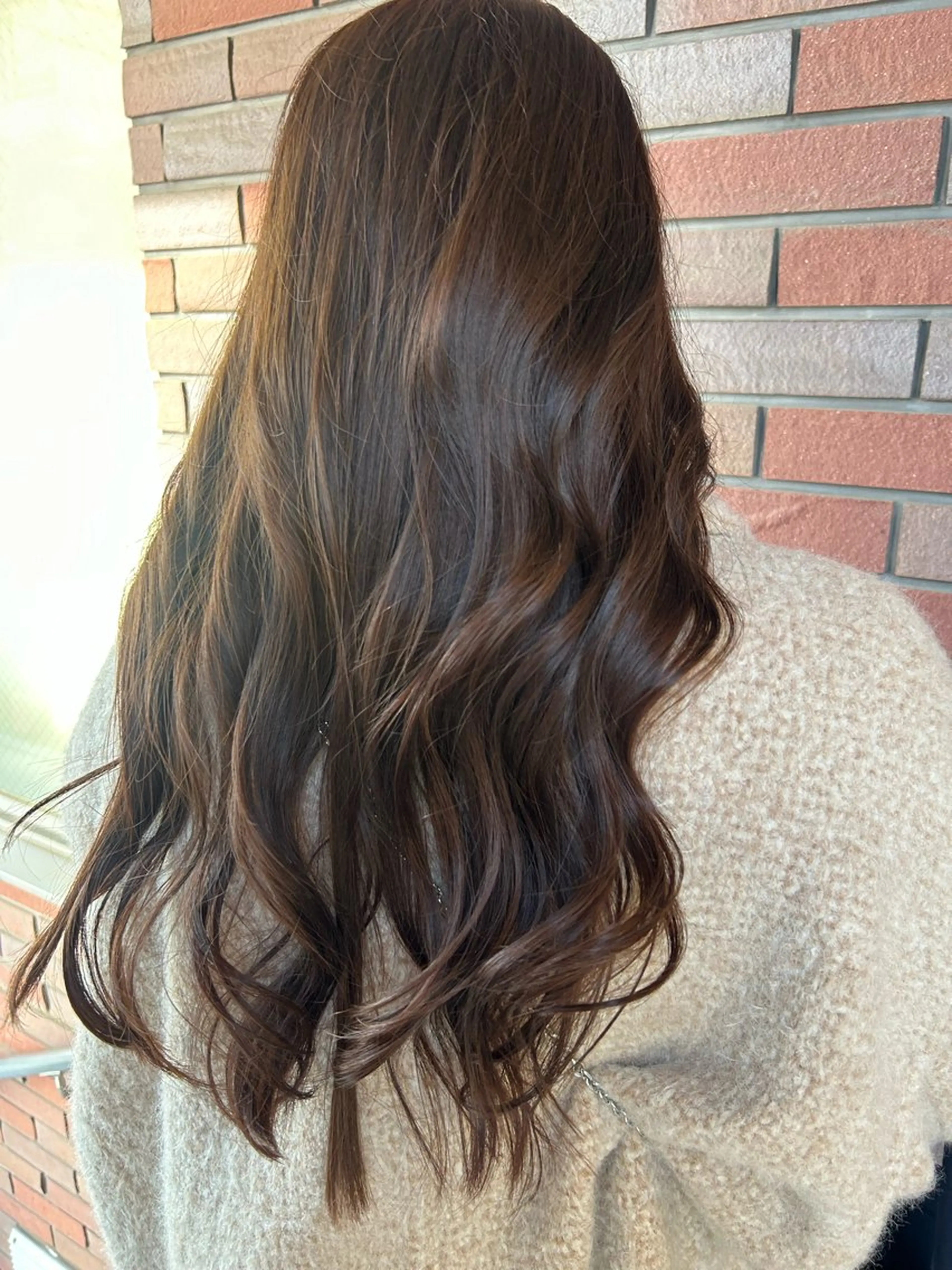 ロング ヘアカラー トリートメント 隈園 菜々美のヘアスタイル