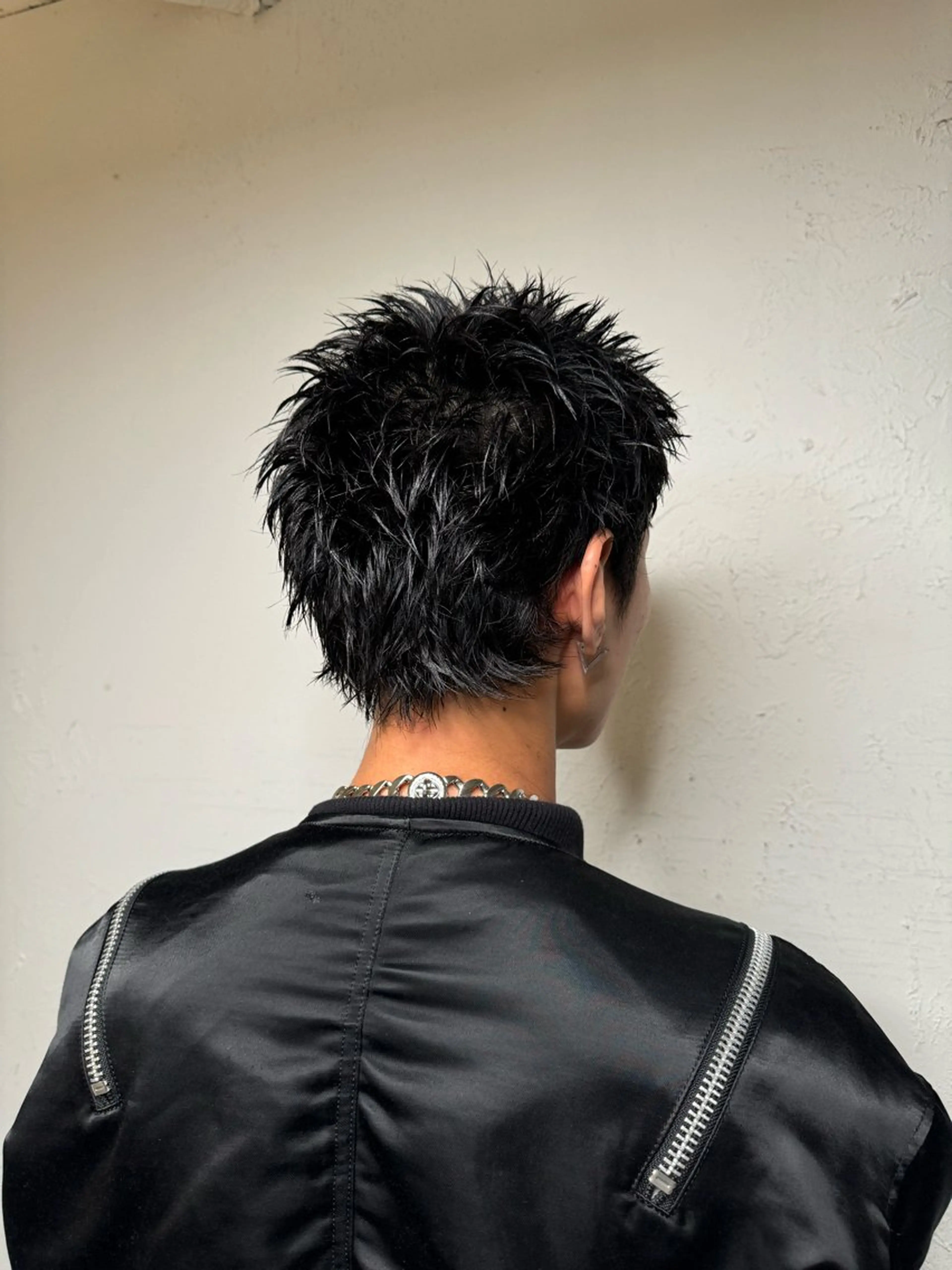 ショート メンズ センターパート ダウンパーマ フェードカット メンズハイライト メンズパーマ カット トリートメント 💈メンズ特化💈 TASUKUのヘアスタイル