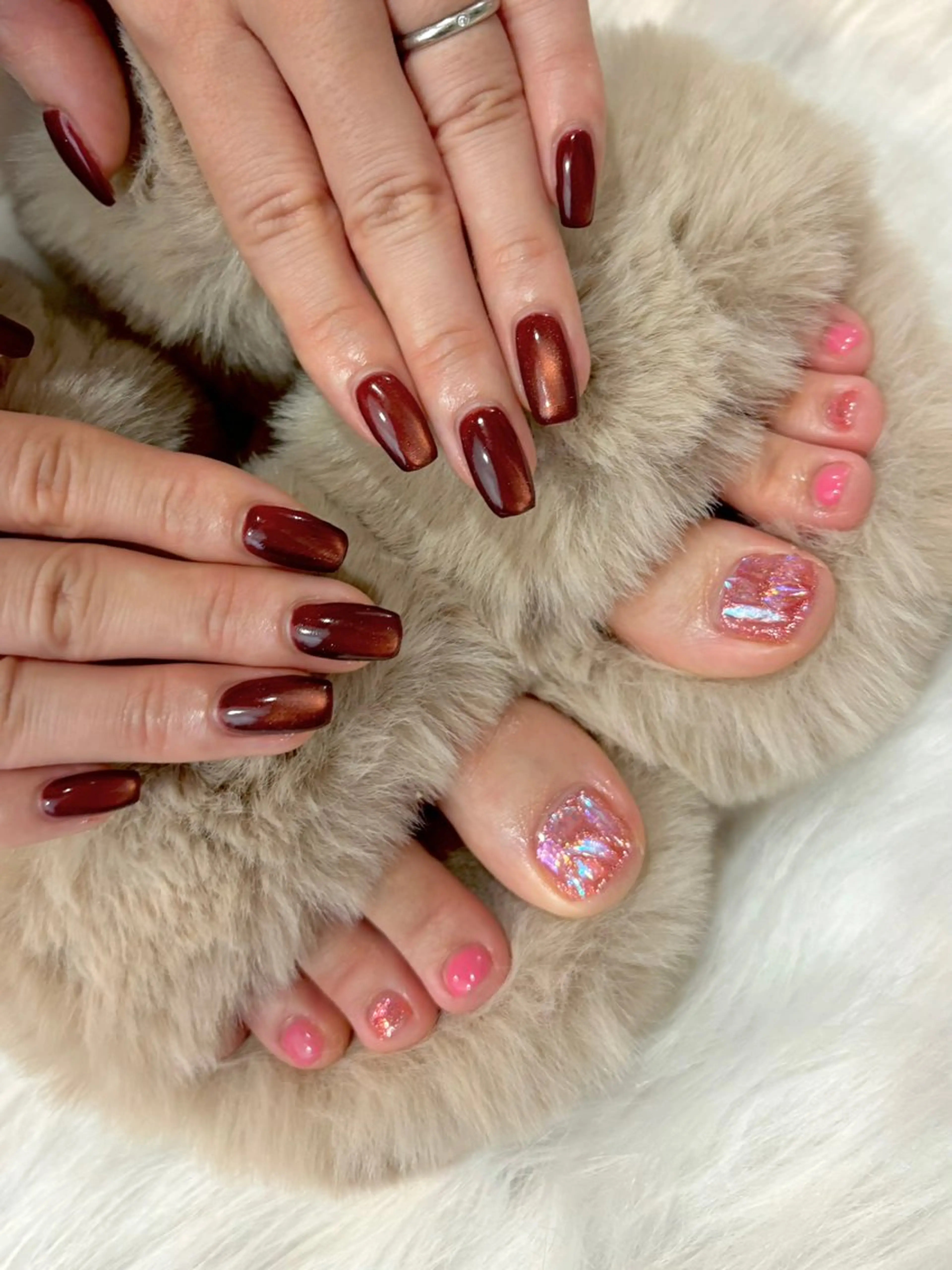 ミディアム 韓国風ヘア NAIL SALON FLOR所属・ワンホンネイル/ 韓国ネイルMAKIのネイルデザイン