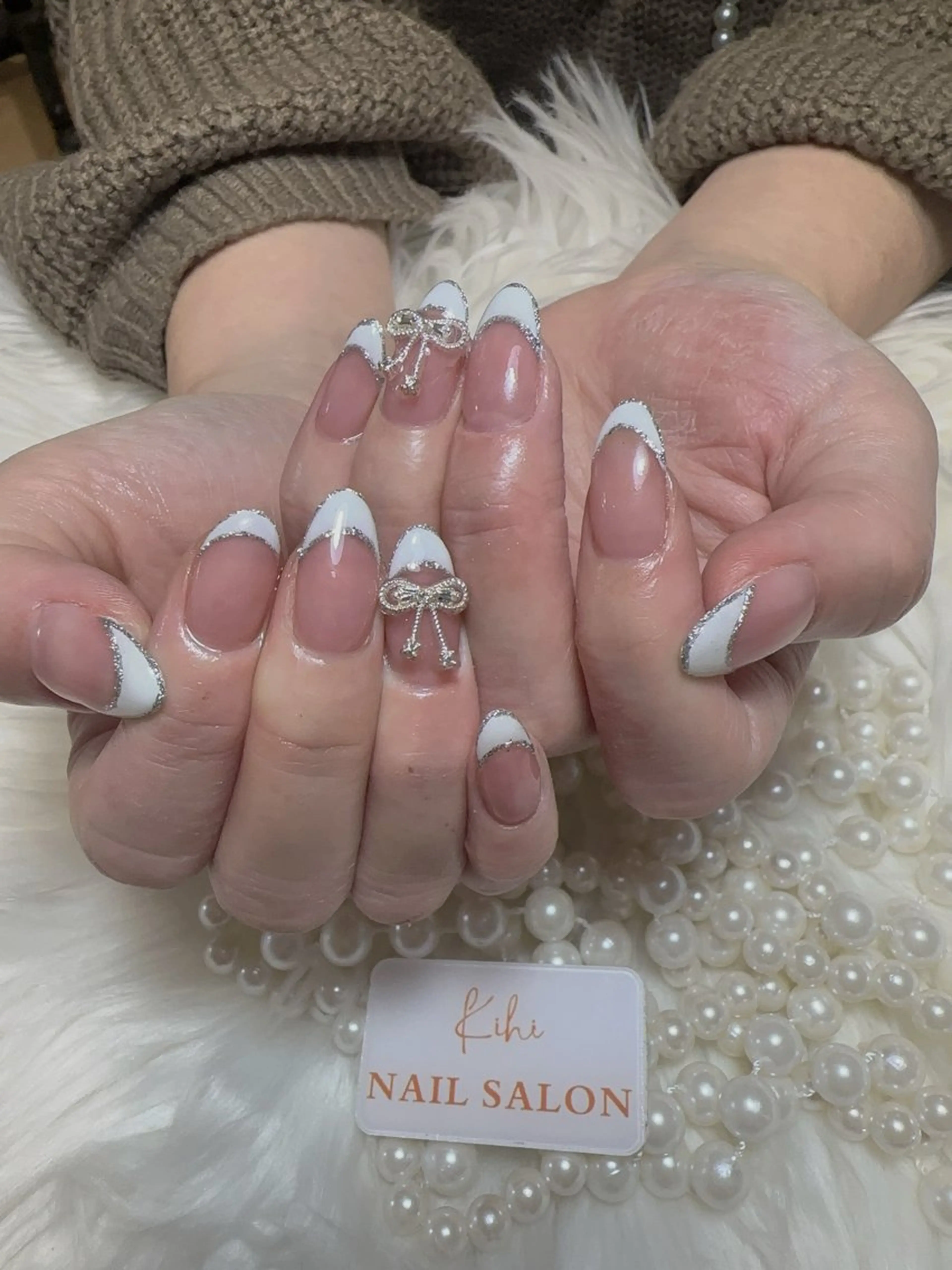 ネイル アートネイル フレンチネイル ジェルネイル グラデーション 韓国ネイル ハンドネイル 💕鈴木ユリ パラジェル/オフ無料のネイルデザイン