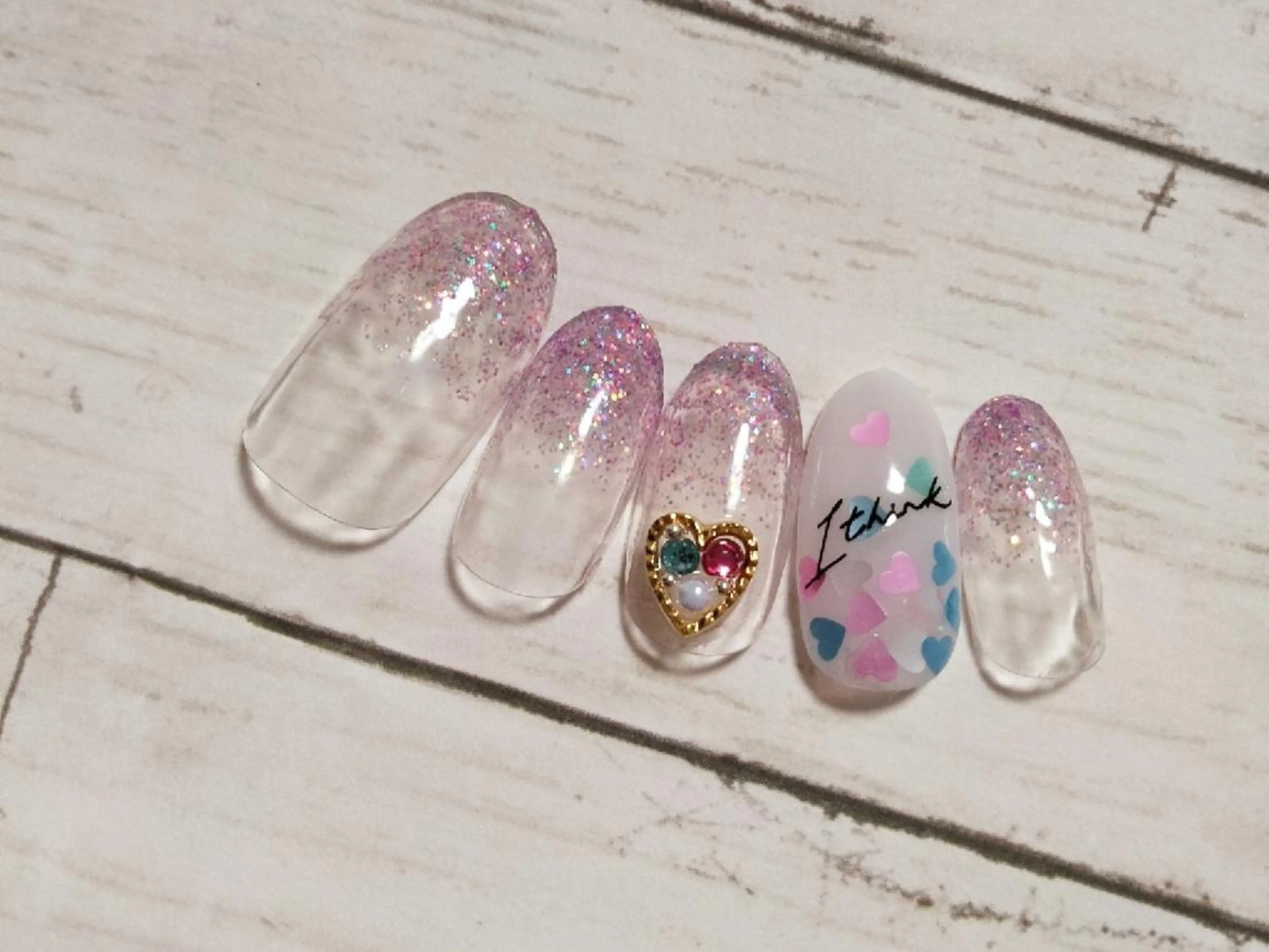 ネイル ラメ(グリッター) I'S nail 佐野のネイルデザイン