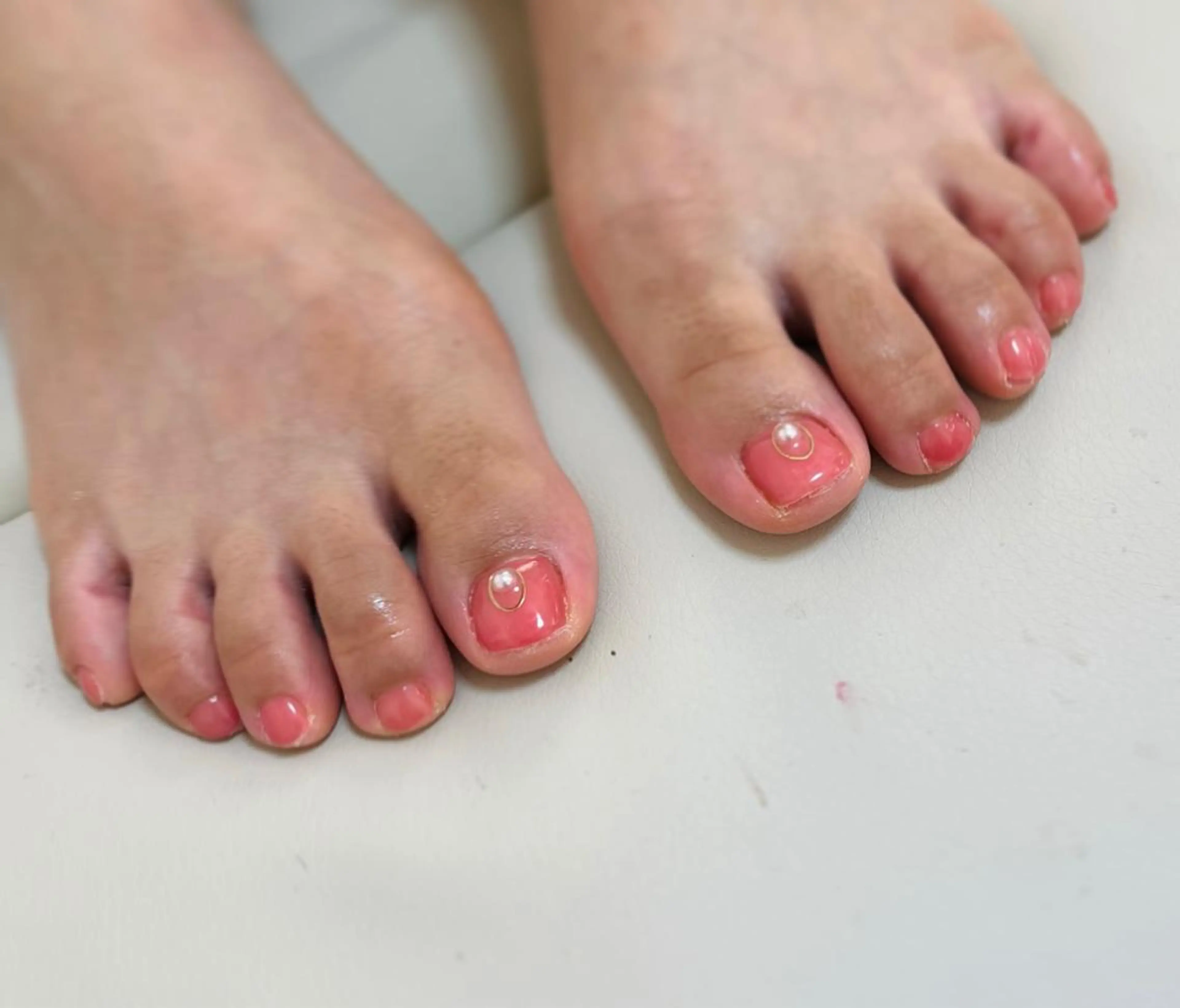 ネイル フットネイル シンプルネイル nail  M&T所属・nail M&Tのネイルデザイン