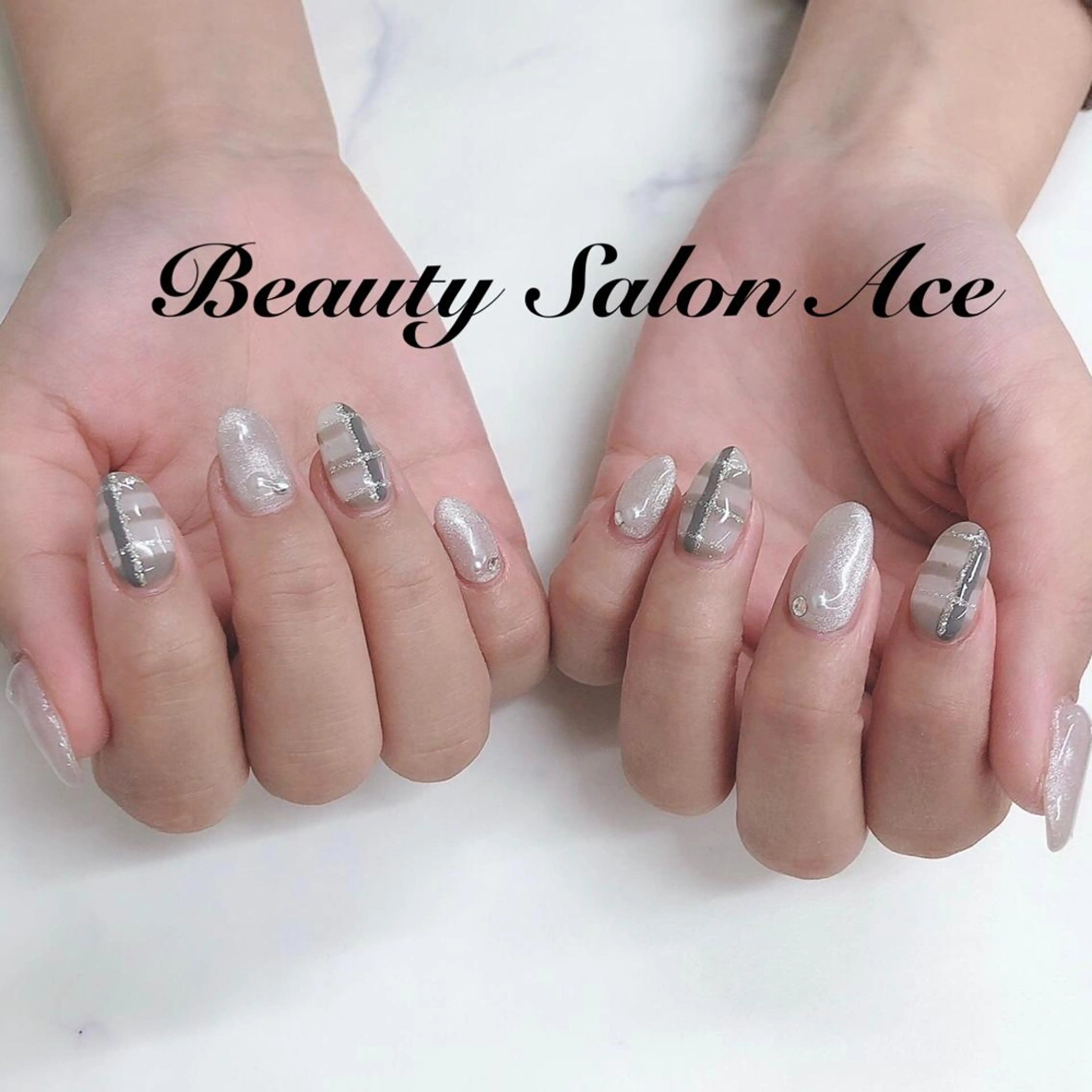 ネイル アートネイル 長さ出し ジェルネイル メンズネイル スカルプネイル ハンドネイル ハンドケア Beauty Salon Ace(ネイルサロン エース)所属・池袋フィルイン Ace♡長さだしのネイルデザイン