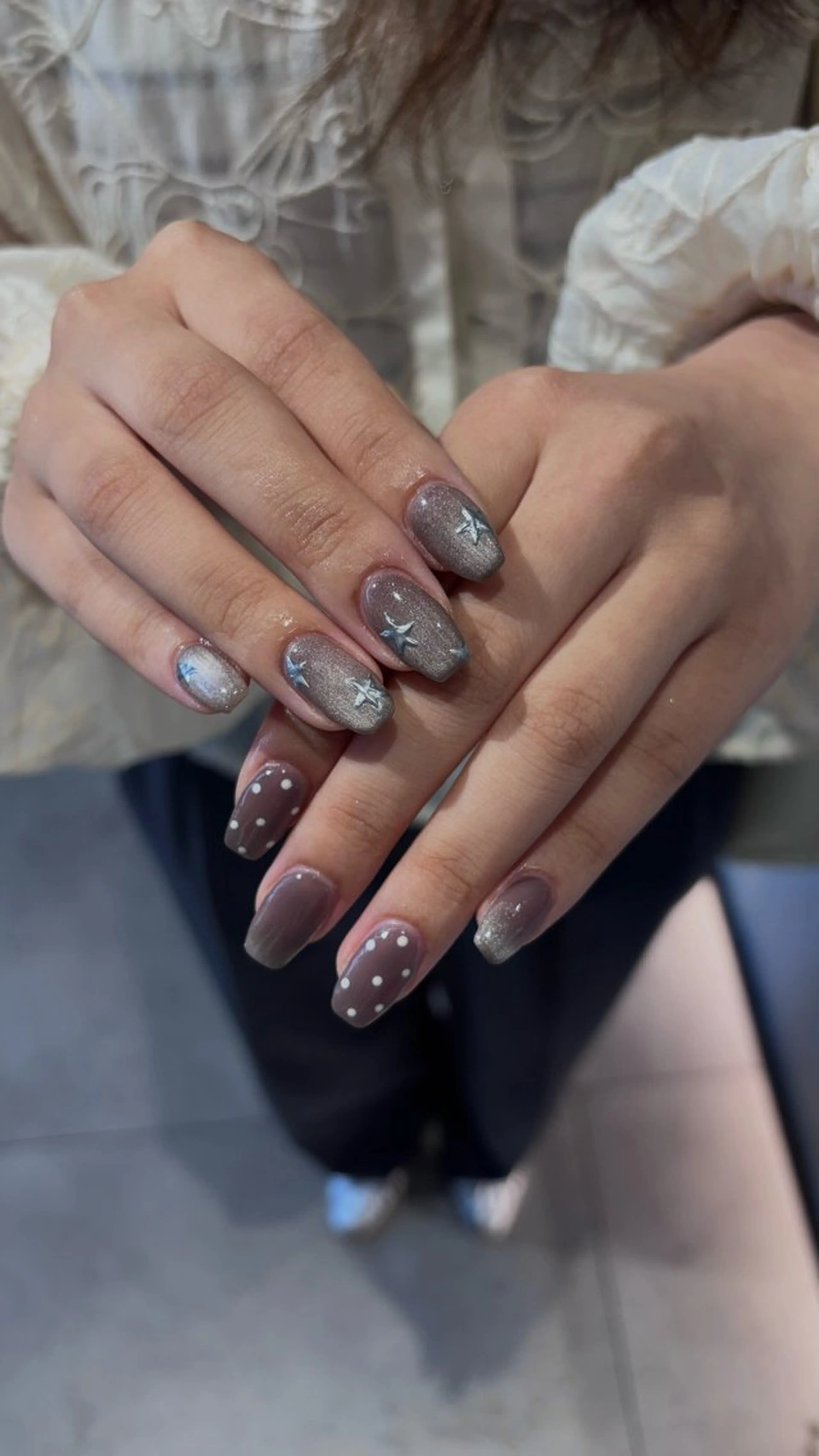 ネイル ハンドネイル ハイトーン/レイヤー nail 百咲💌のヘアスタイル