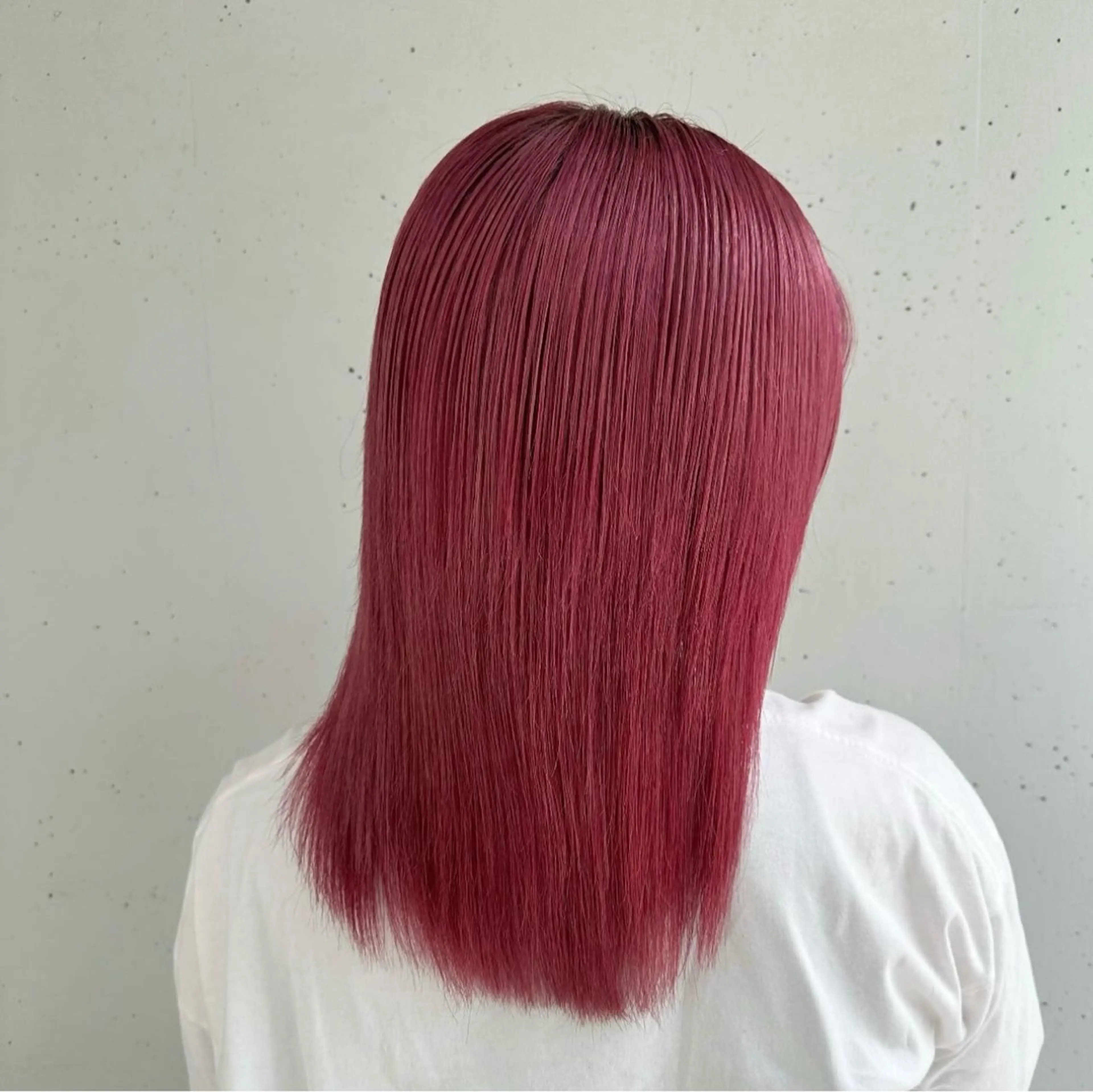 ミディアム カット ヘアカラー トリートメント Hana ハイトーン🕯🩰のヘアスタイル