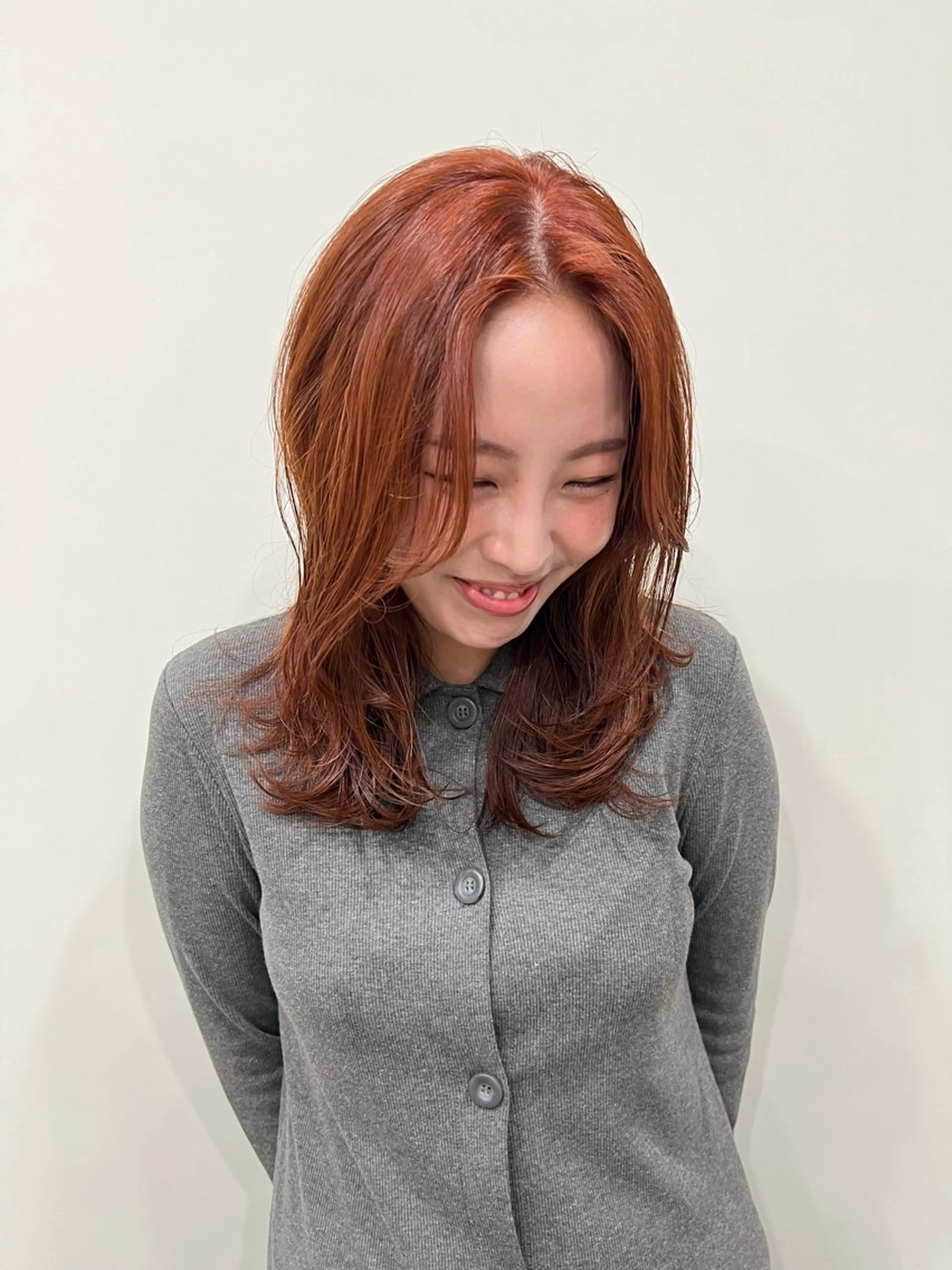 セミロング カラー tomu/天神大名/ 透明感カラー🐴のヘアスタイル