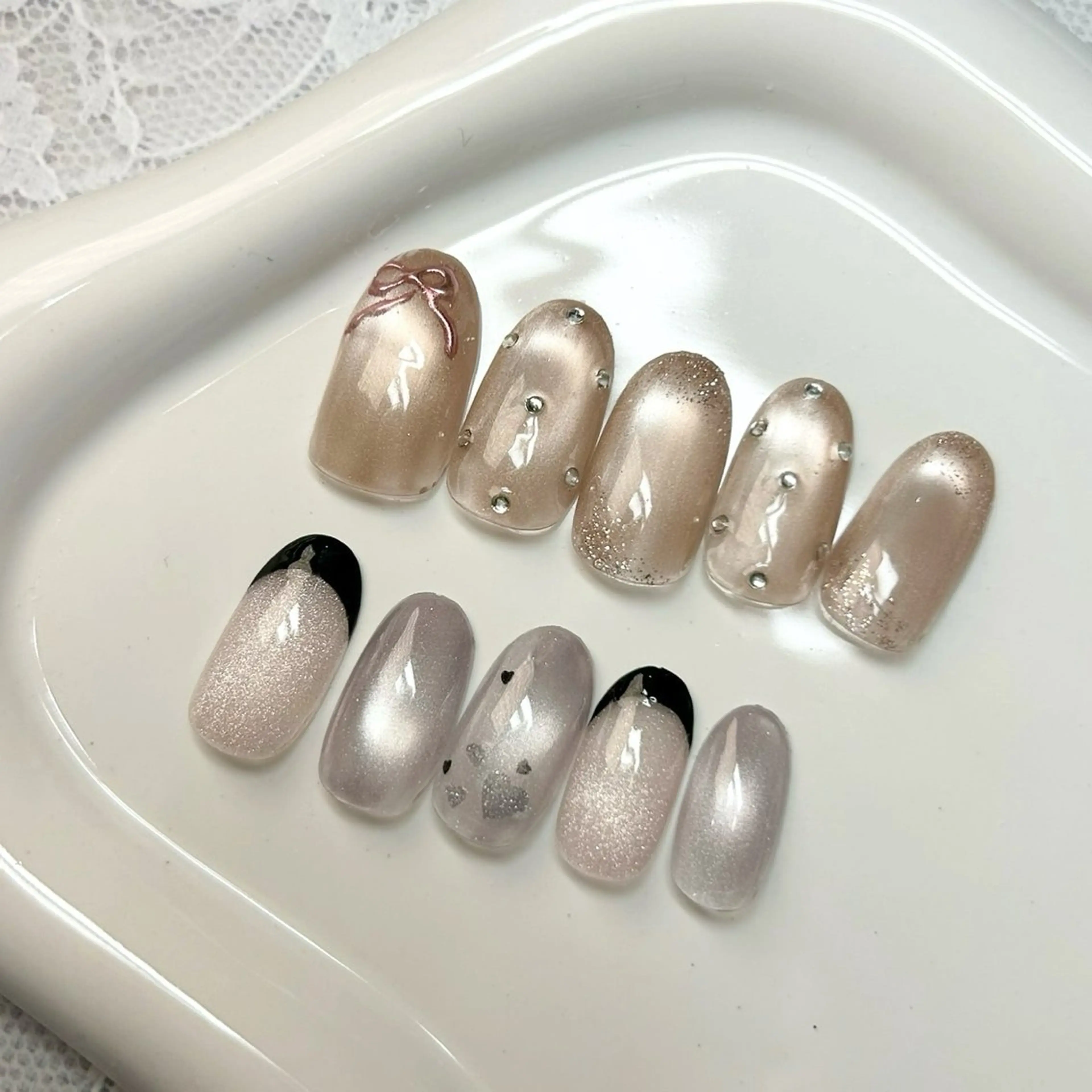 ネイル ハンドネイル シエルズビューティー モデル募集のネイルデザイン