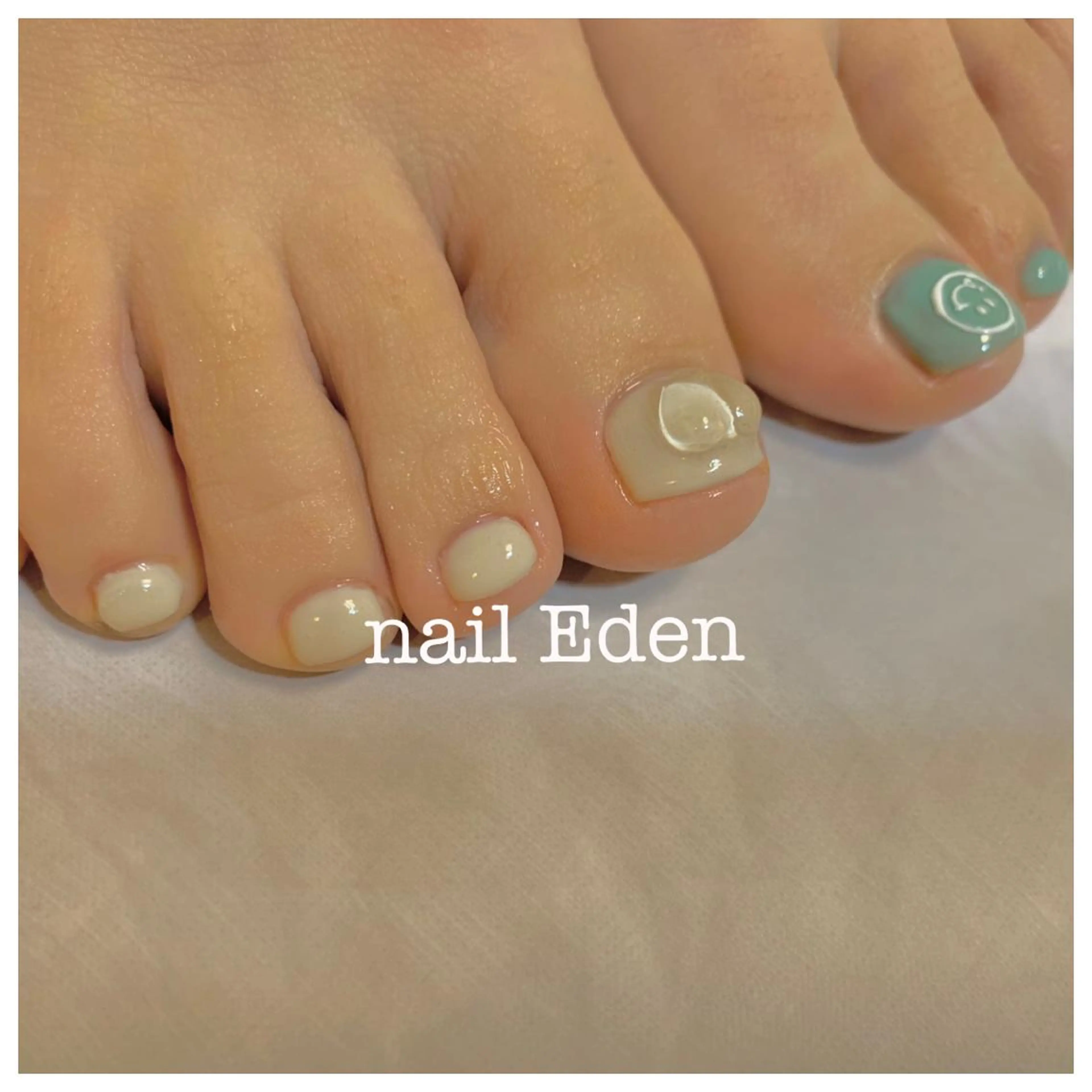 ネイル 持ち込み フットネイル Eden　private nail saron所属・Eden ♾️のネイルデザイン