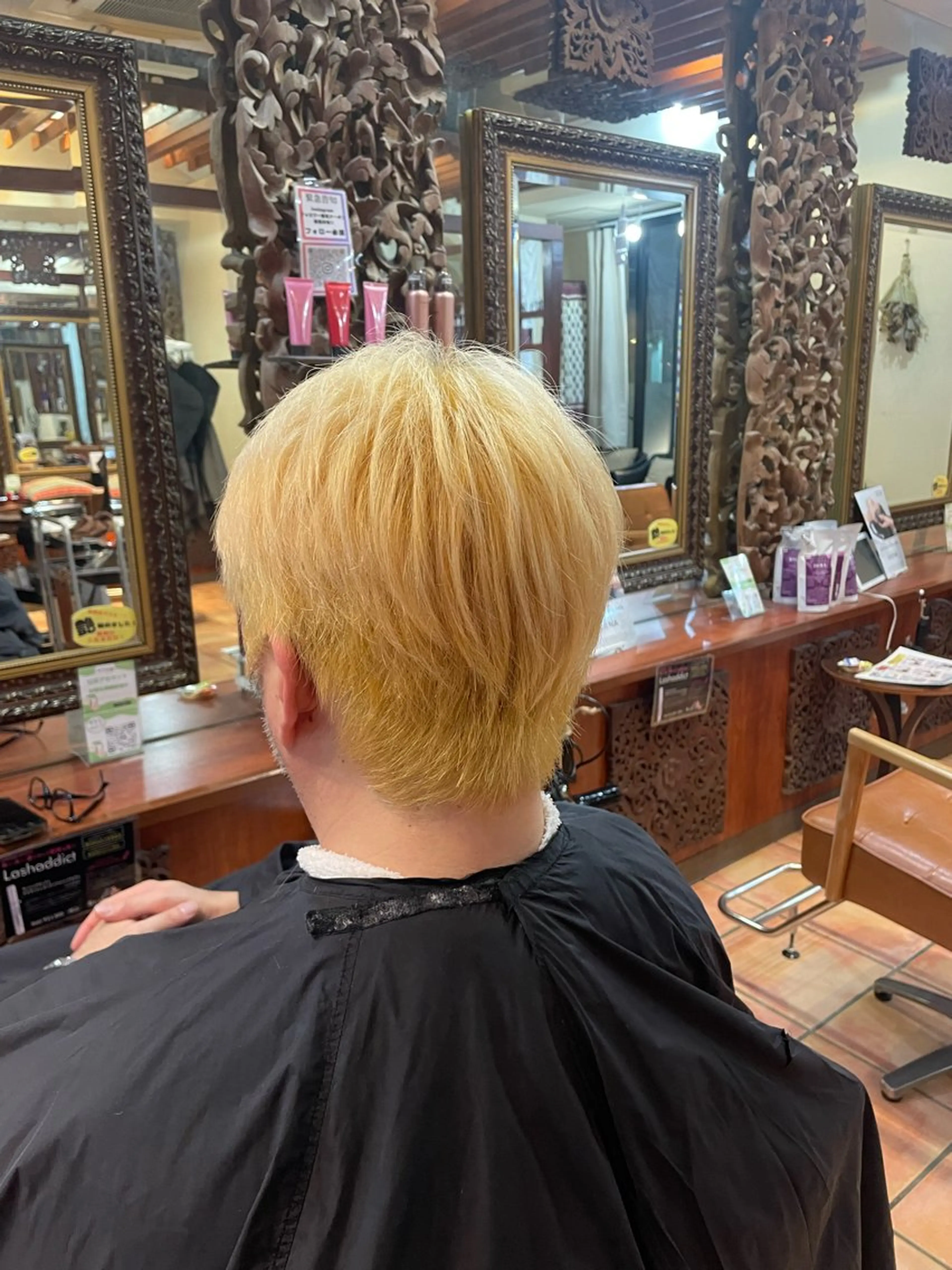 メンズ 刈り上げ 白鳥 悠斗のヘアスタイル