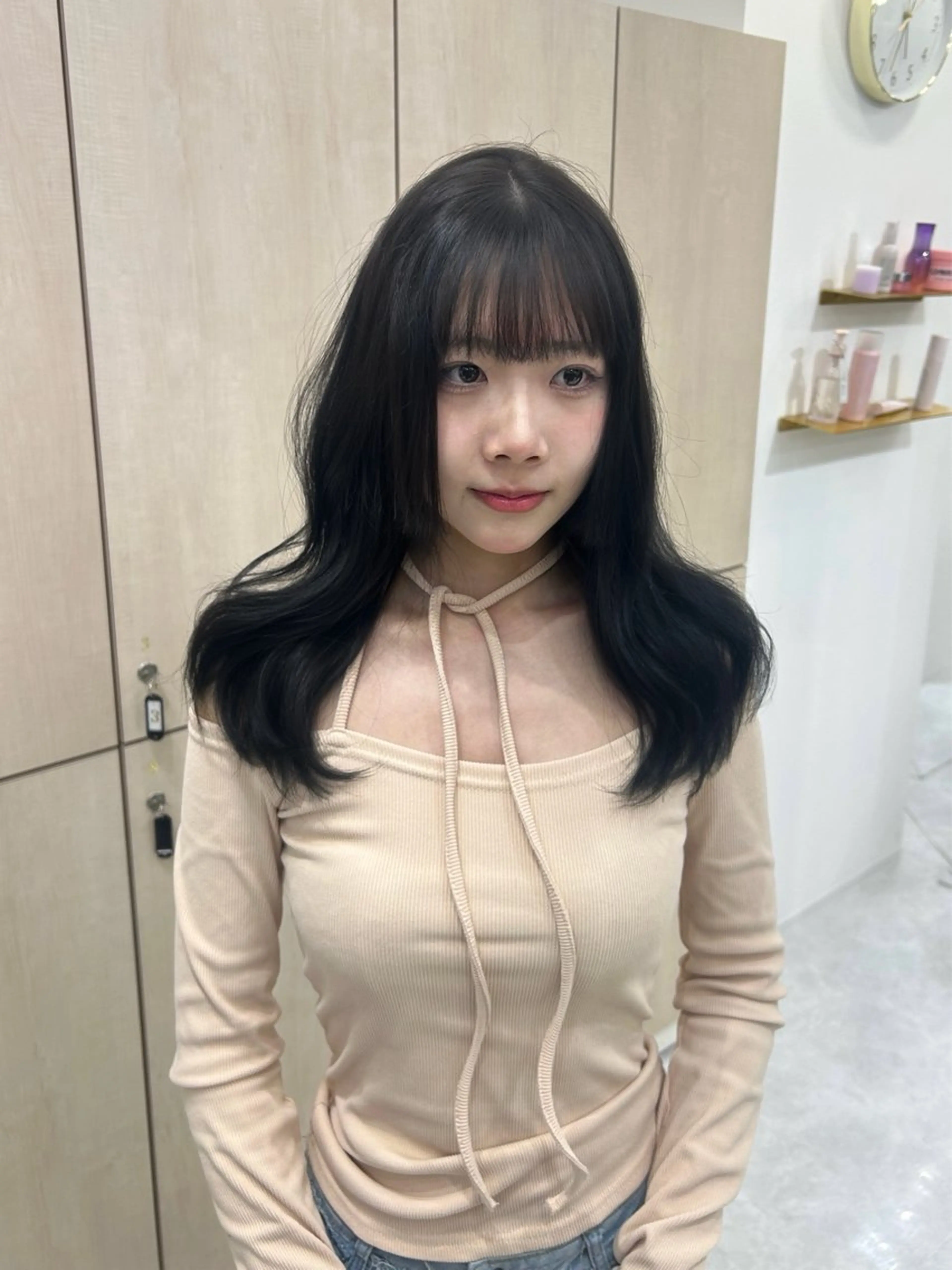 セミロング カラー IS所属・横浜美容室/透明感 カラー/レイヤーのヘアスタイル