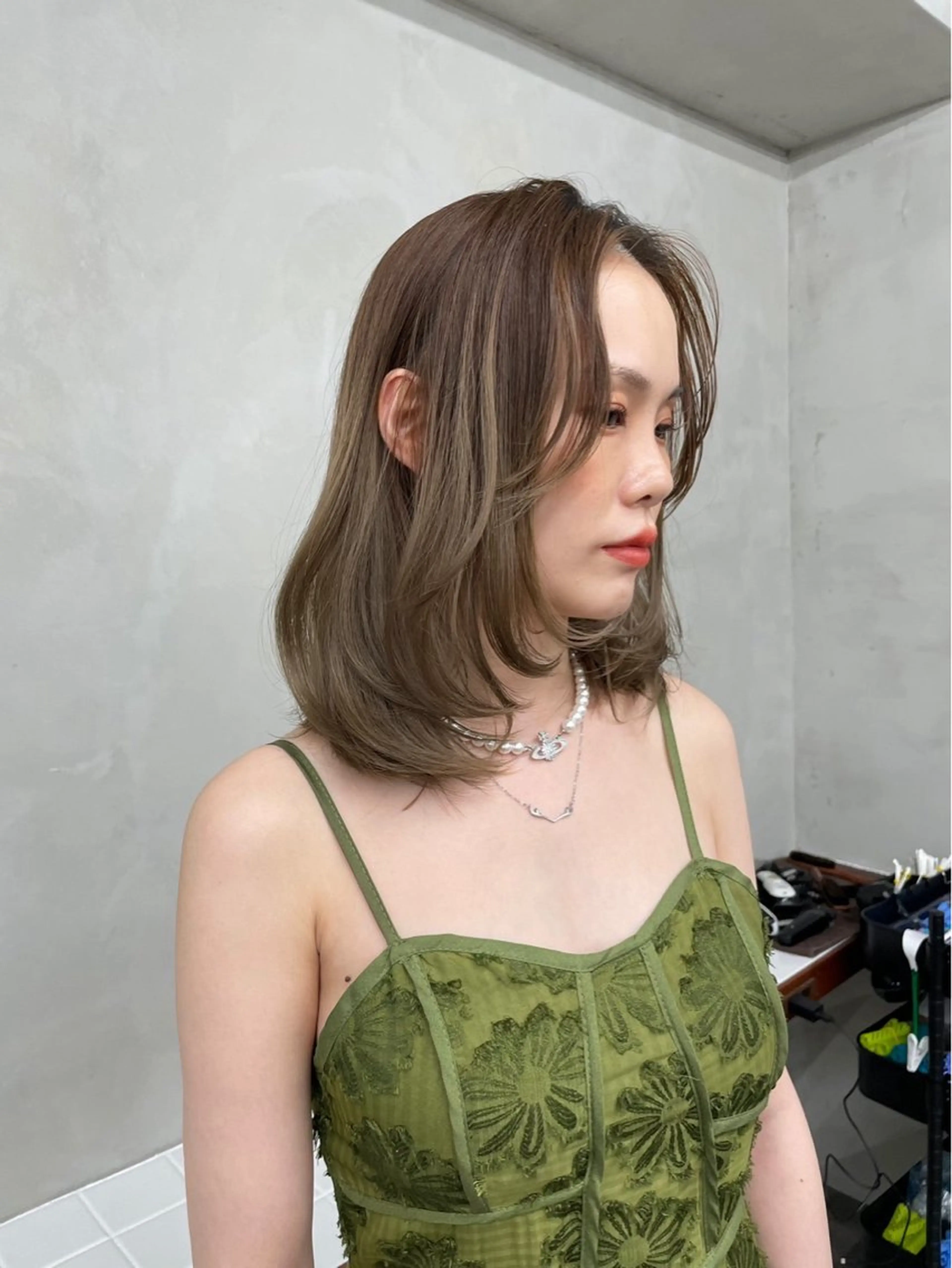 セミロング カラー カット ヘアカラー 🌷横浜/レディ ース/ さくら🌷のヘアスタイル