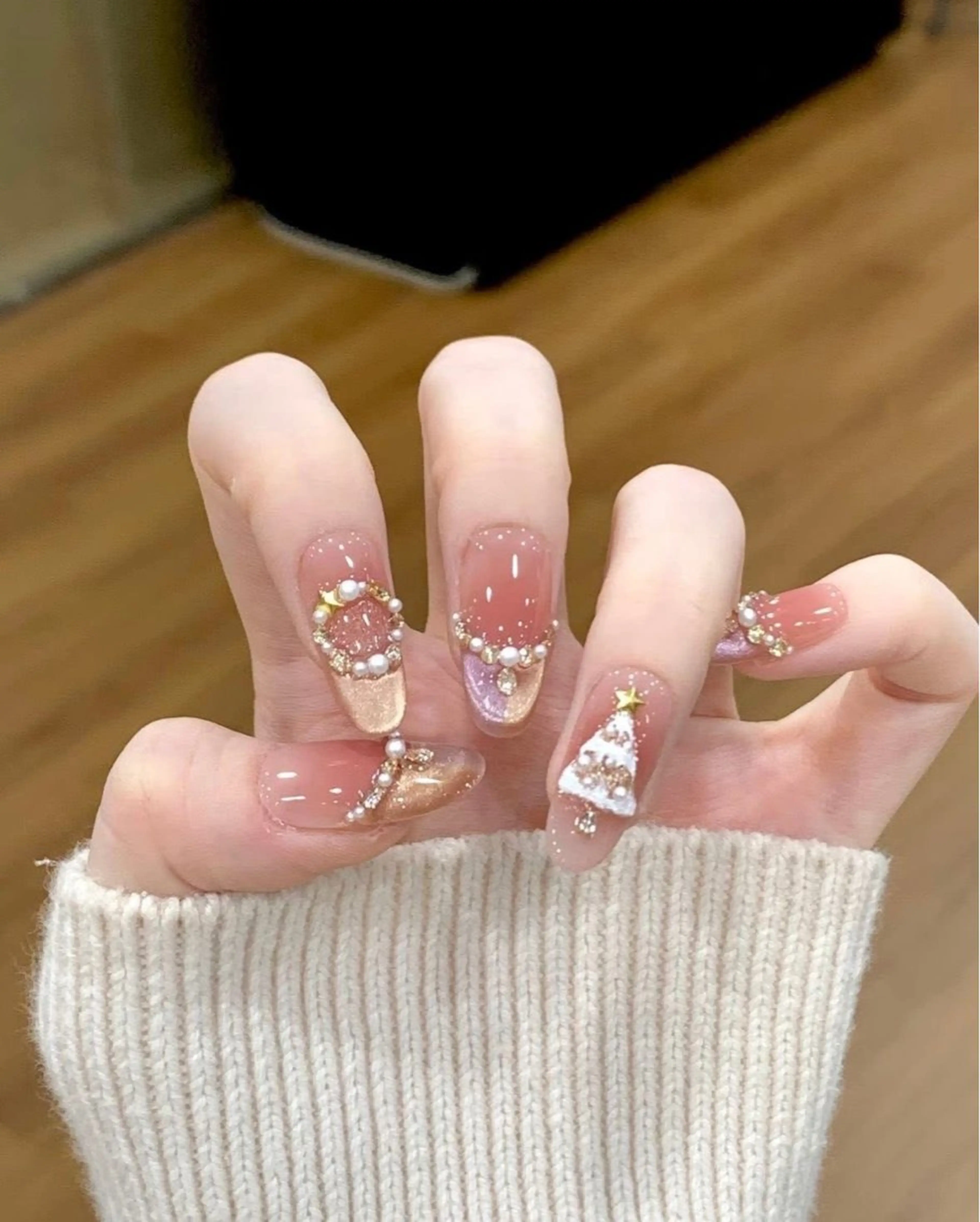 ネイル 韓国ネイル ワンホンネイル Kawaii _Nailのネイルデザイン